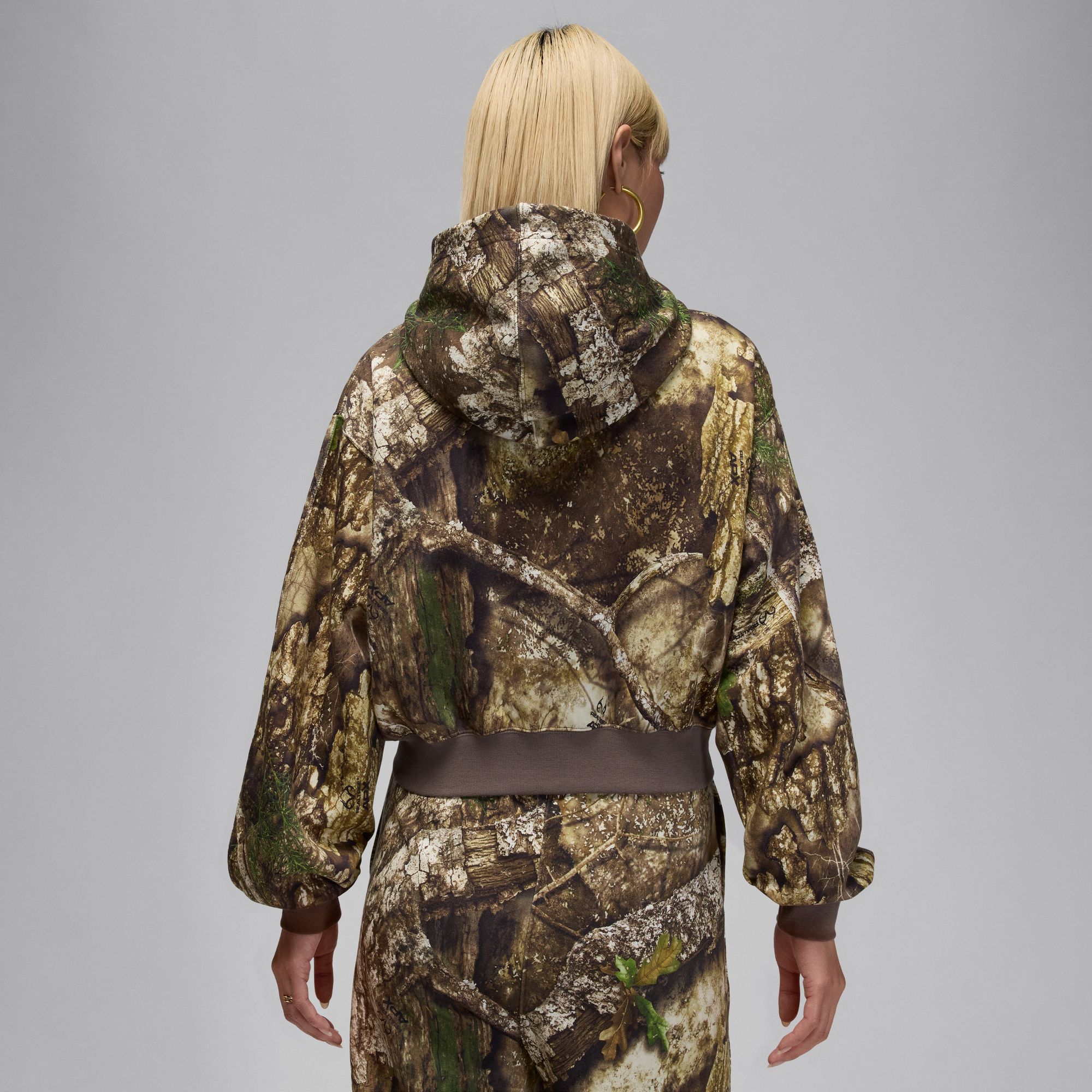Jordan Women's Brooklyn Fleece Realtree Mod Crop Full-Zip Hoodie product image