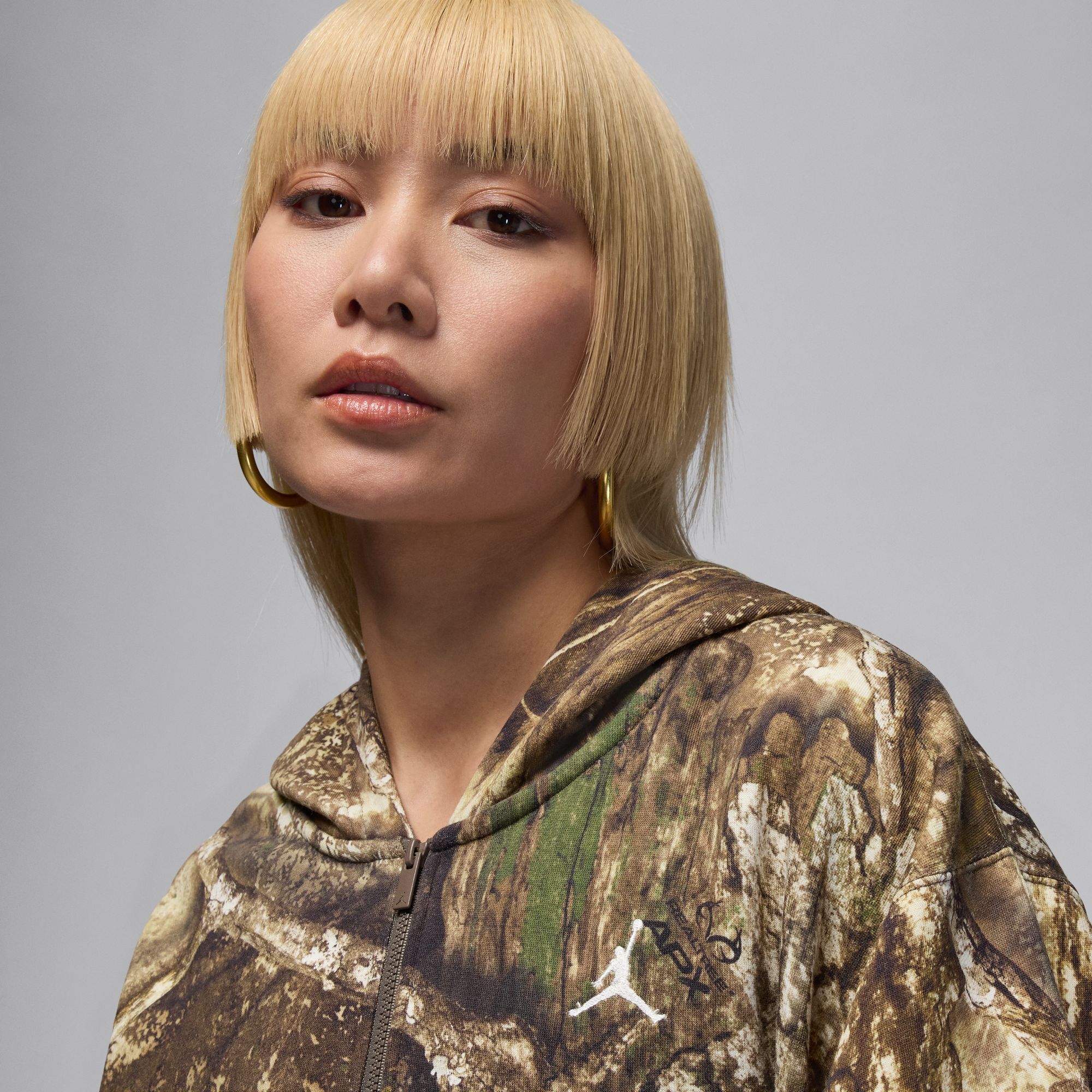 Jordan Women's Brooklyn Fleece Realtree Mod Crop Full-Zip Hoodie product image