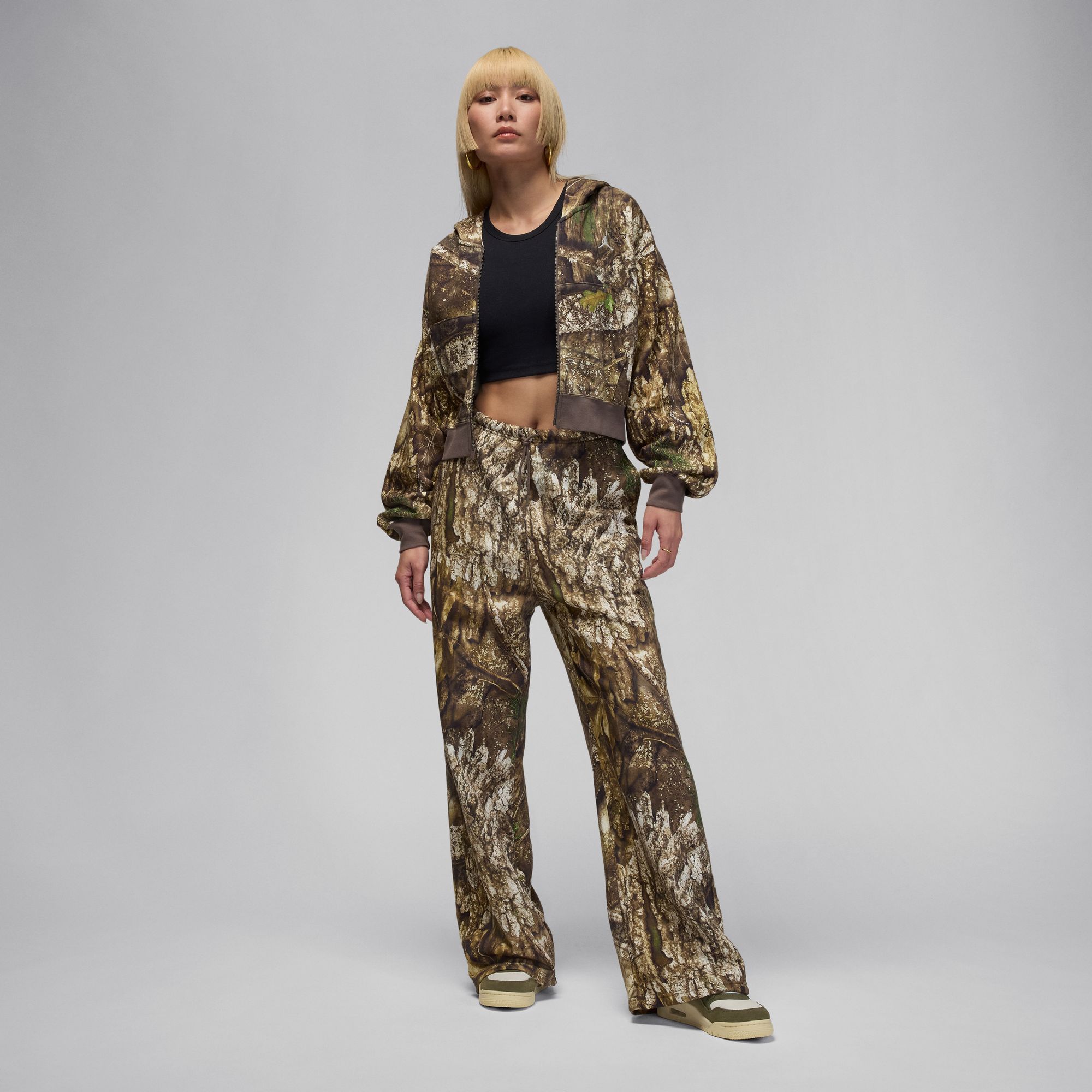 Jordan Women's Brooklyn Fleece Realtree Mod Crop Full-Zip Hoodie product image