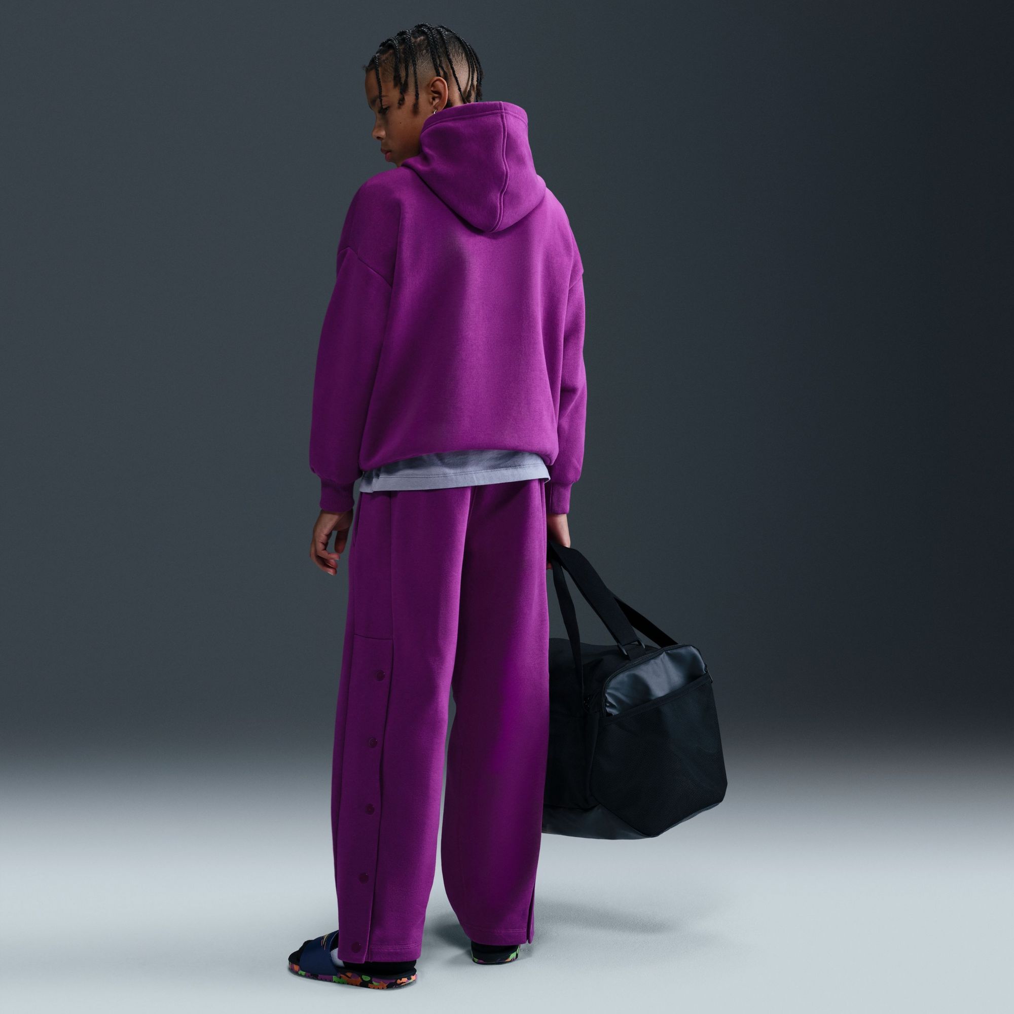 Nike Kids' Culture of Basketball Glitch Pullover Fleece Hoodie product image