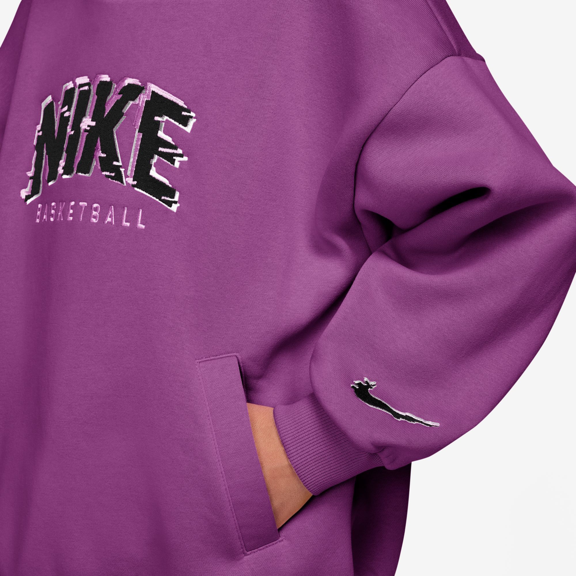 Nike Kids' Culture of Basketball Glitch Pullover Fleece Hoodie product image