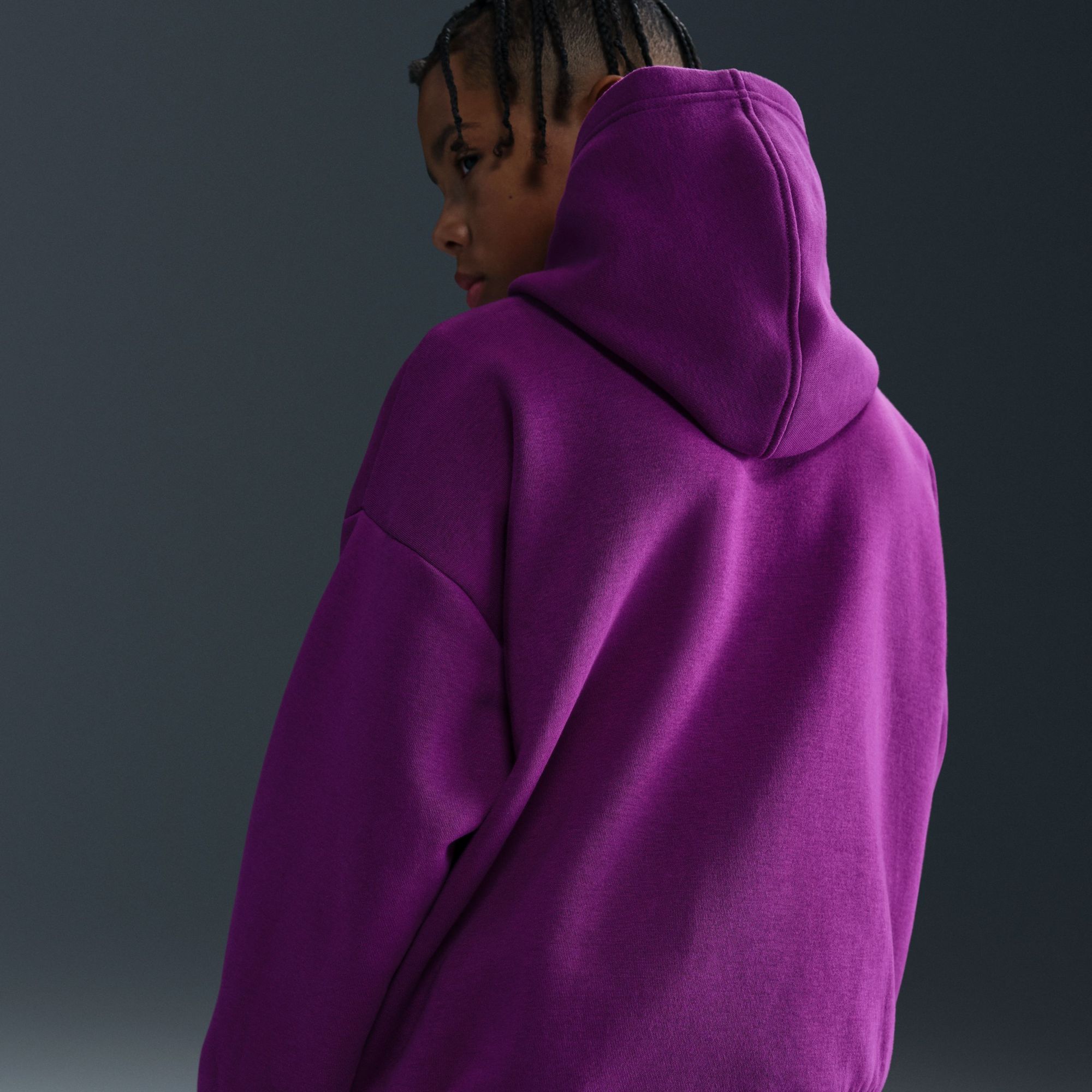 Nike Kids' Culture of Basketball Glitch Pullover Fleece Hoodie product image