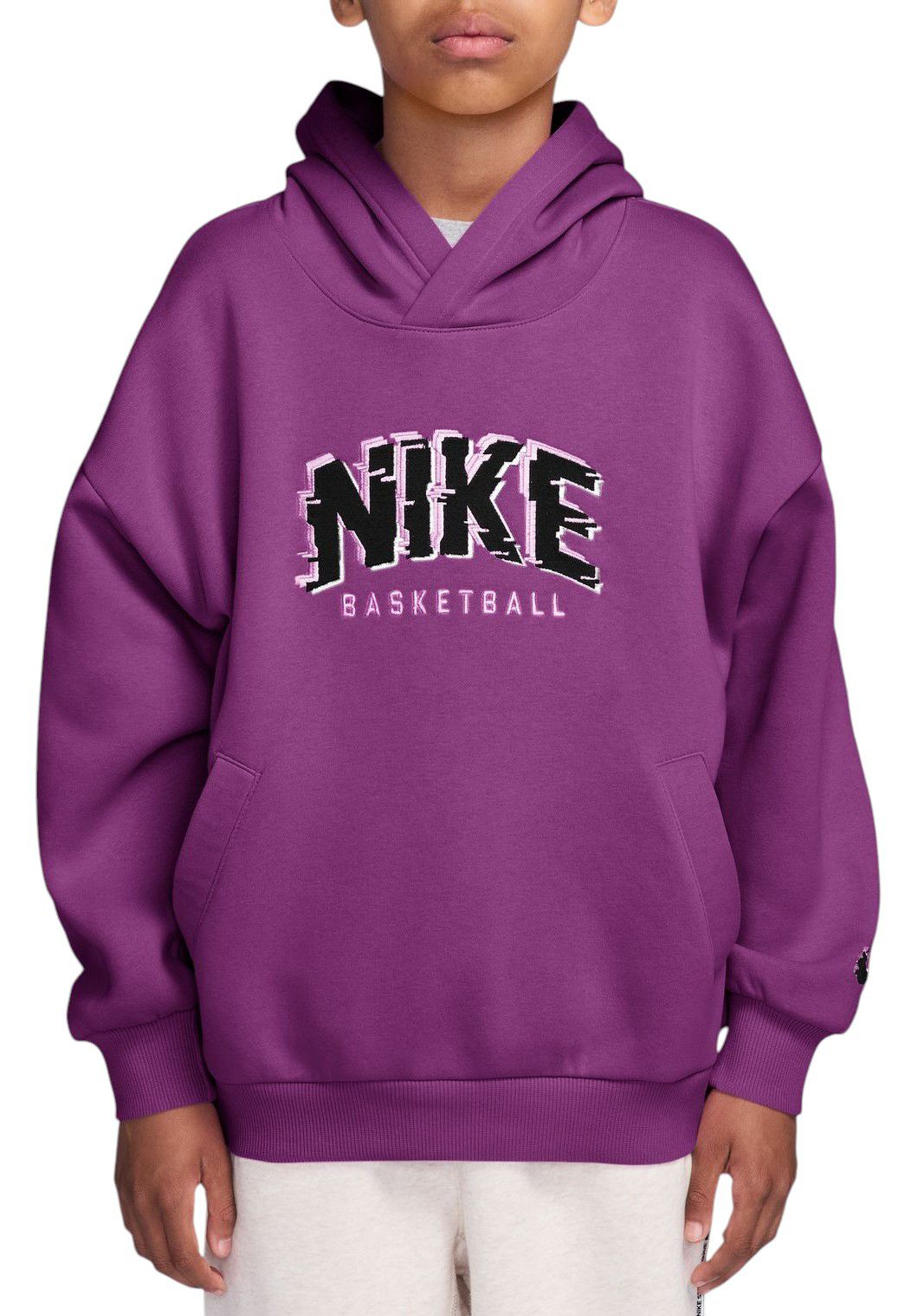 Nike Kids' Culture of Basketball Glitch Pullover Fleece Hoodie product image