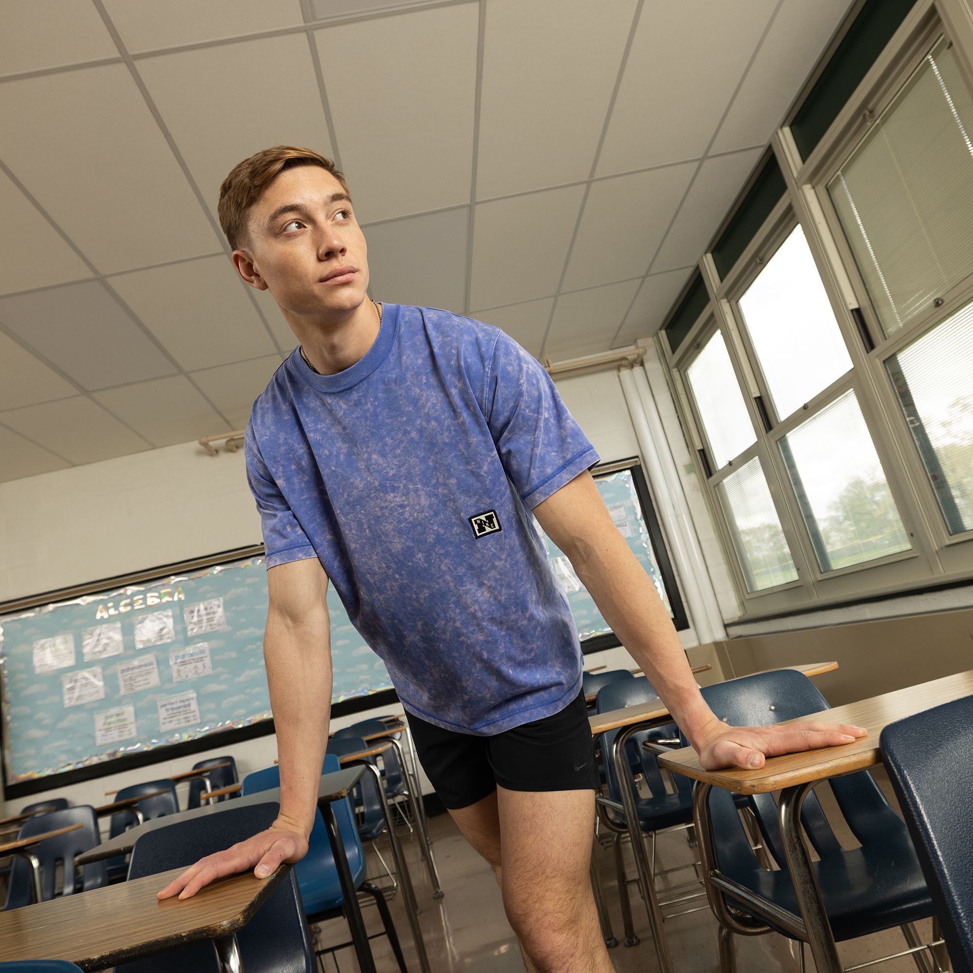 Nike Men's Dri-FIT Gym Heritage Washed Training T-Shirt product image