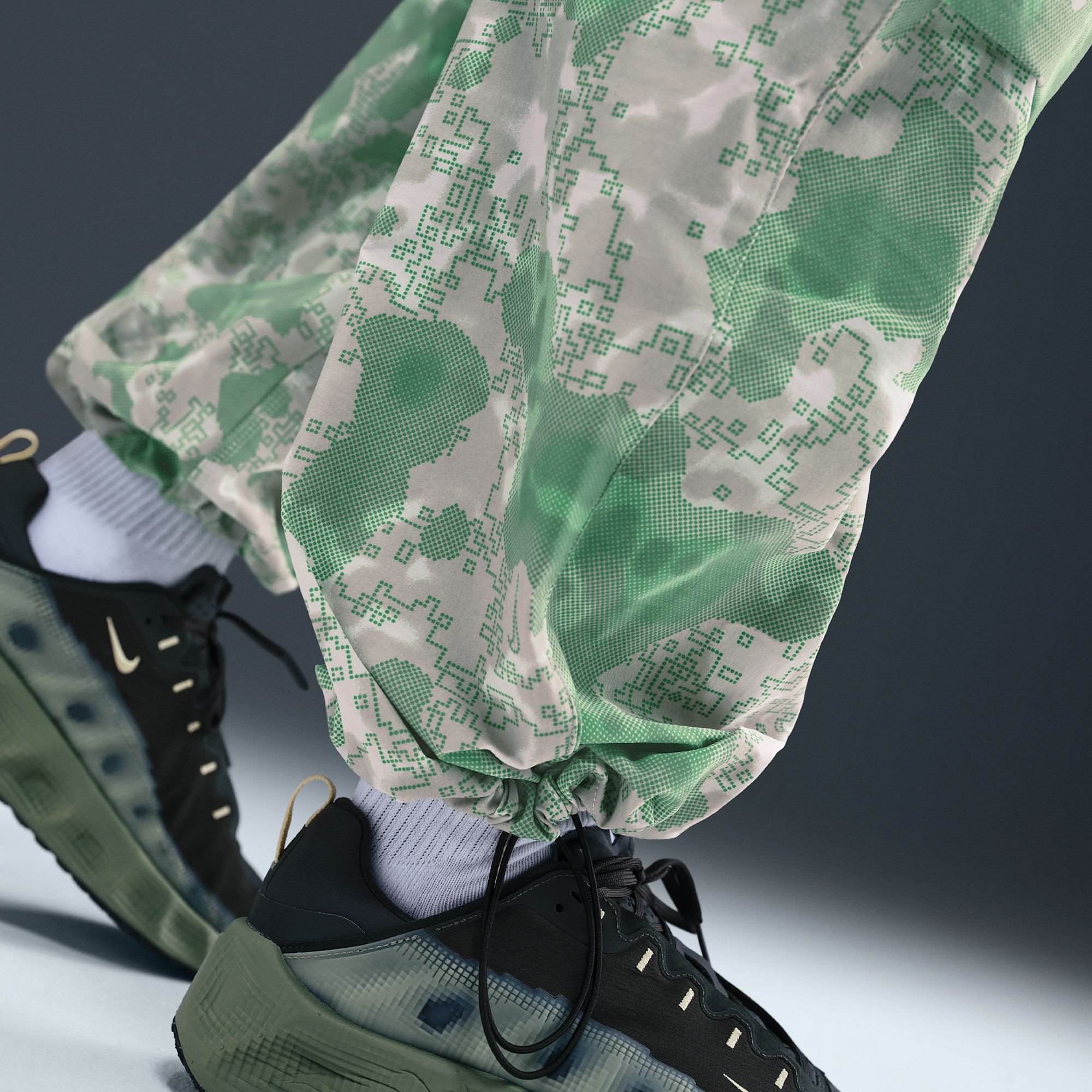 Nike Men's Tech Woven Oversized Allover Print Pants product image