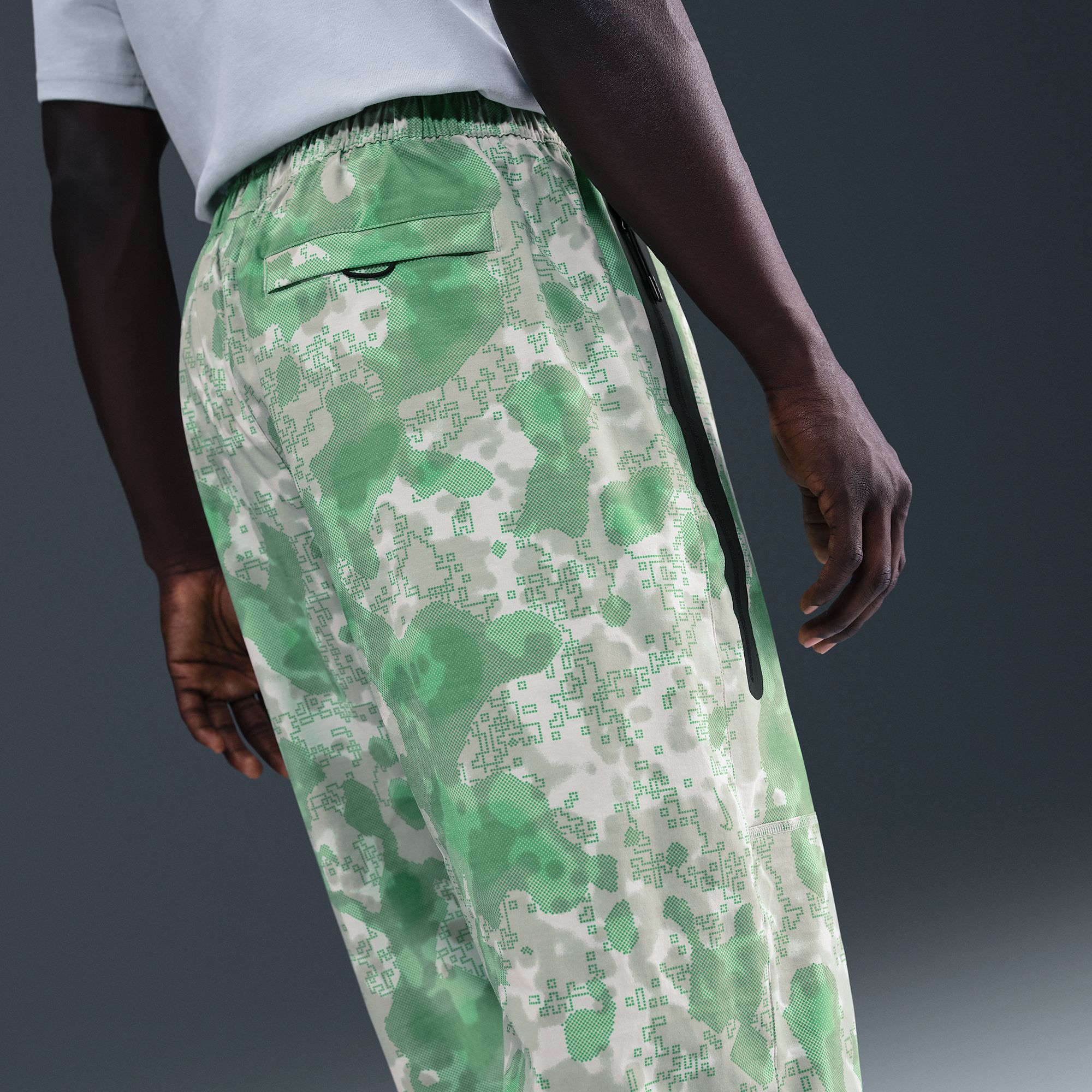 Nike Men's Tech Woven Oversized Allover Print Pants product image