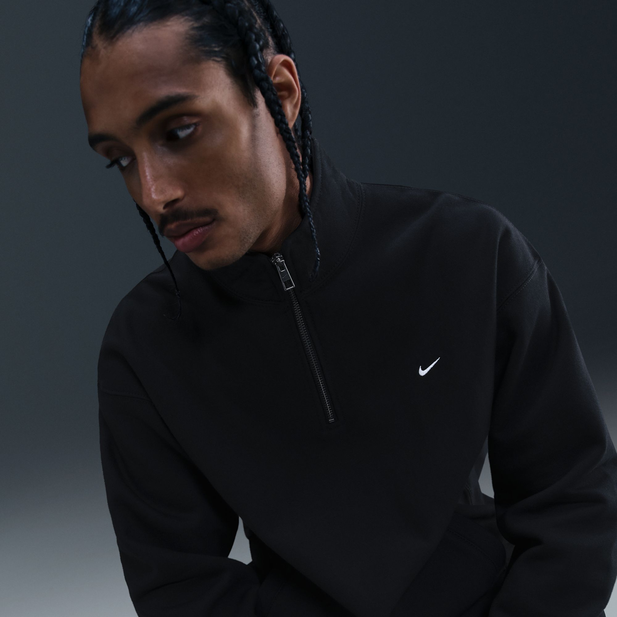Nike Men's Solo Swoosh 1/4 Zip Sweatshirt product image