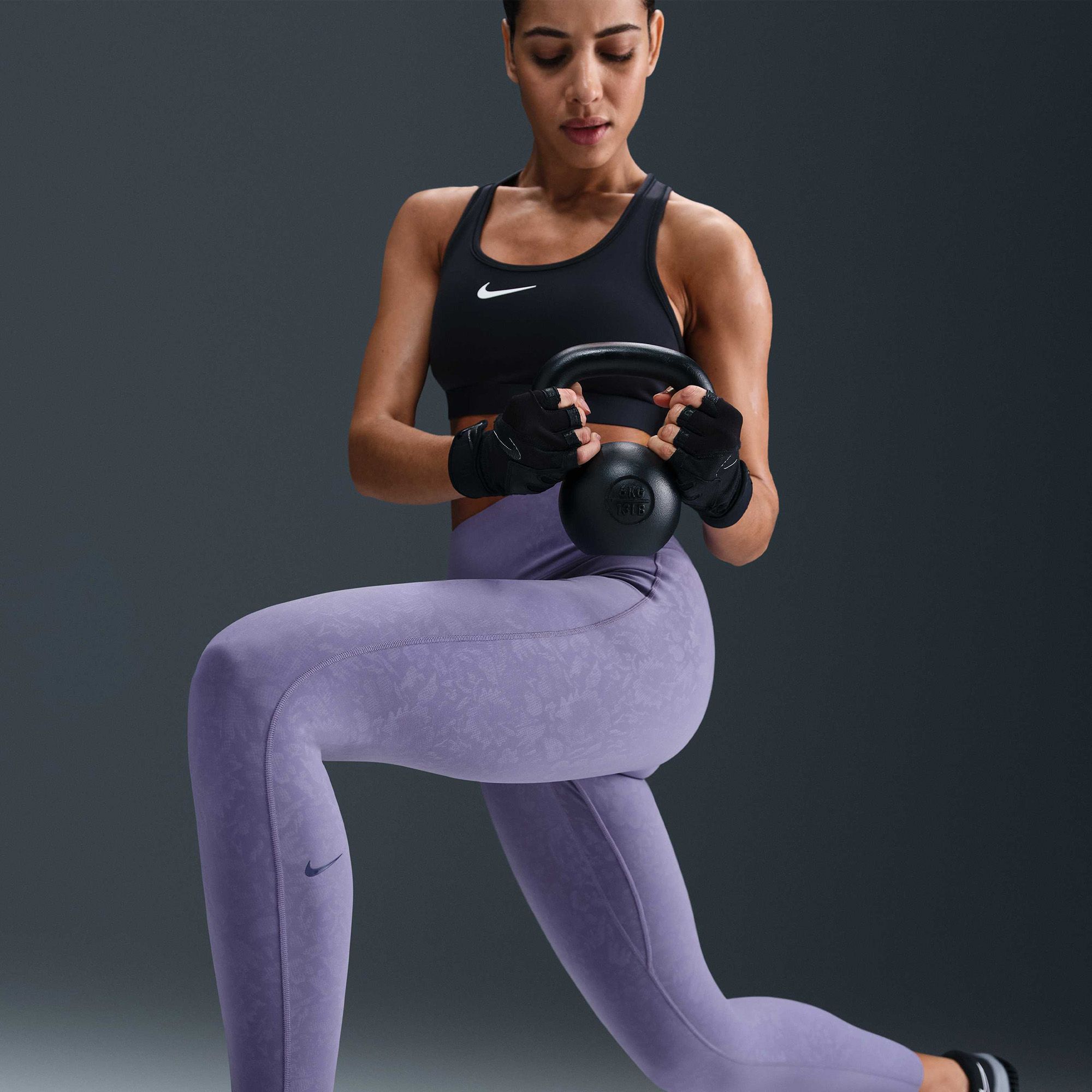 Nike Women's Universa Medium-Support High-Waisted Floral 7/8 Leggings product image