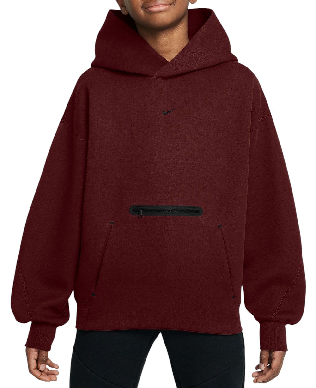 Nike Boys' Sportswear Tech Fleece Oversized Pullover Hoodie product image