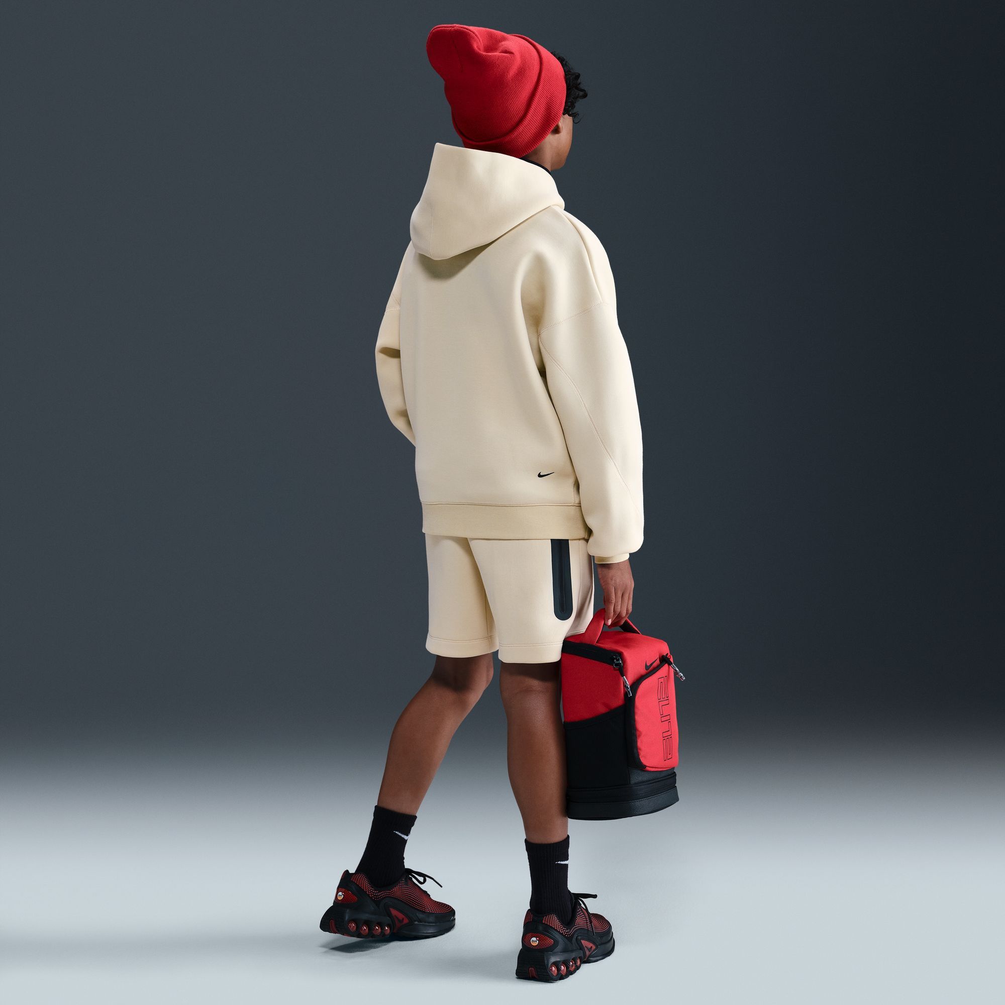 Nike Boys' Sportswear Tech Fleece Oversized Pullover Hoodie product image