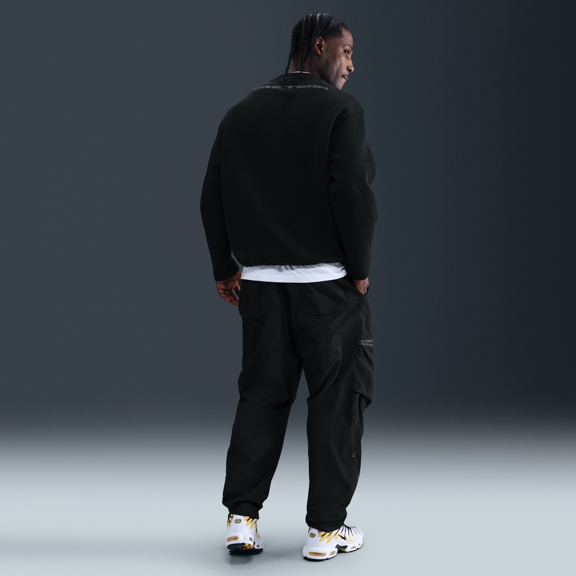 Nike Men's Tech Fleece Oversized Graphic Crewneck Sweatshirt product image