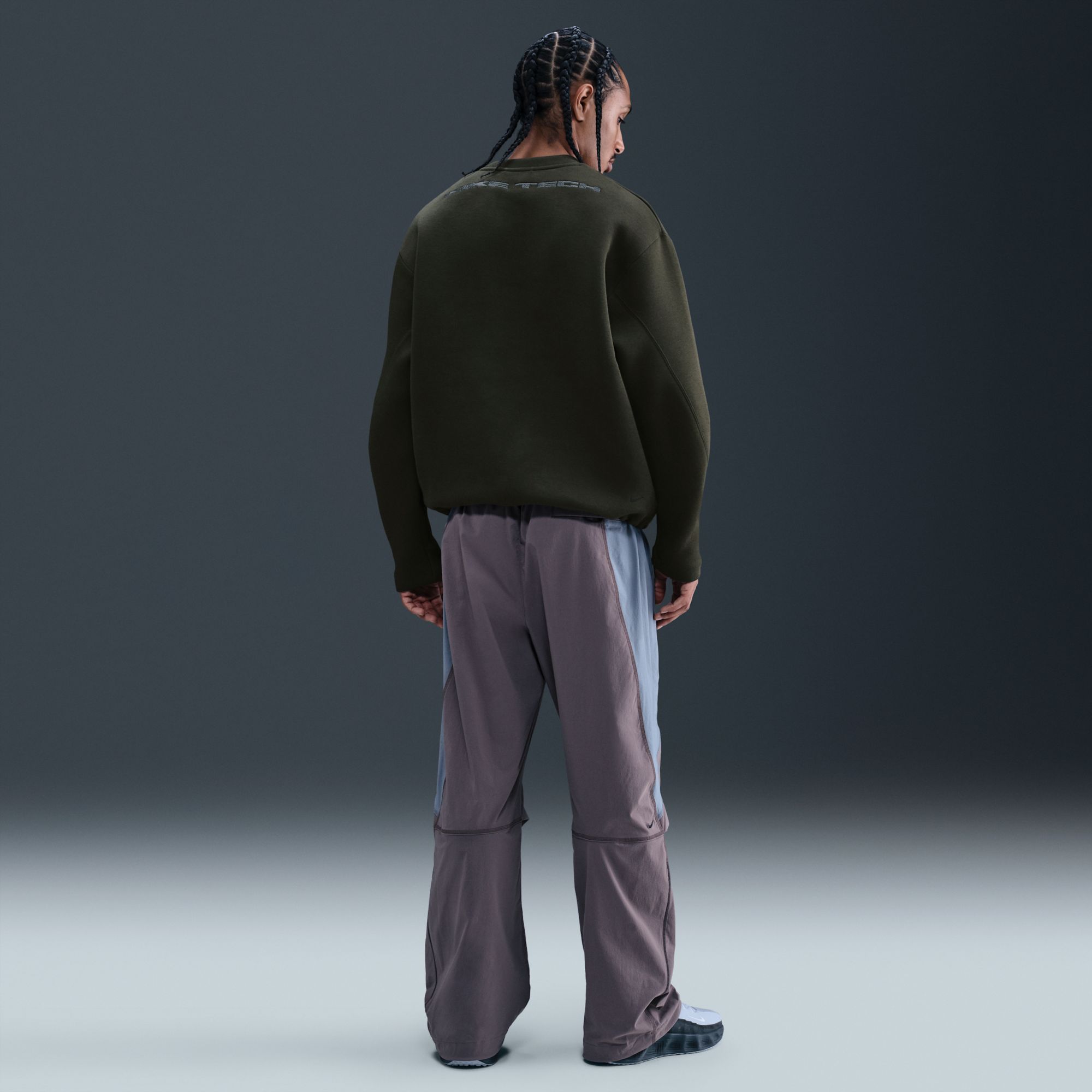 Nike Men's Tech Fleece Oversized Graphic Crewneck Sweatshirt product image