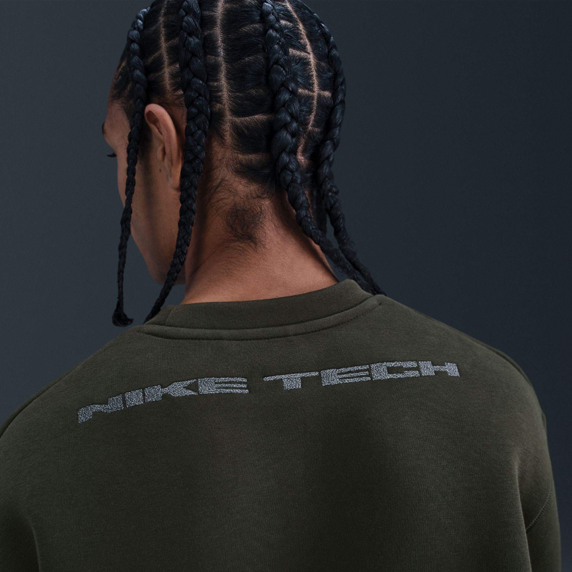 Nike Men's Tech Fleece Oversized Graphic Crewneck Sweatshirt product image