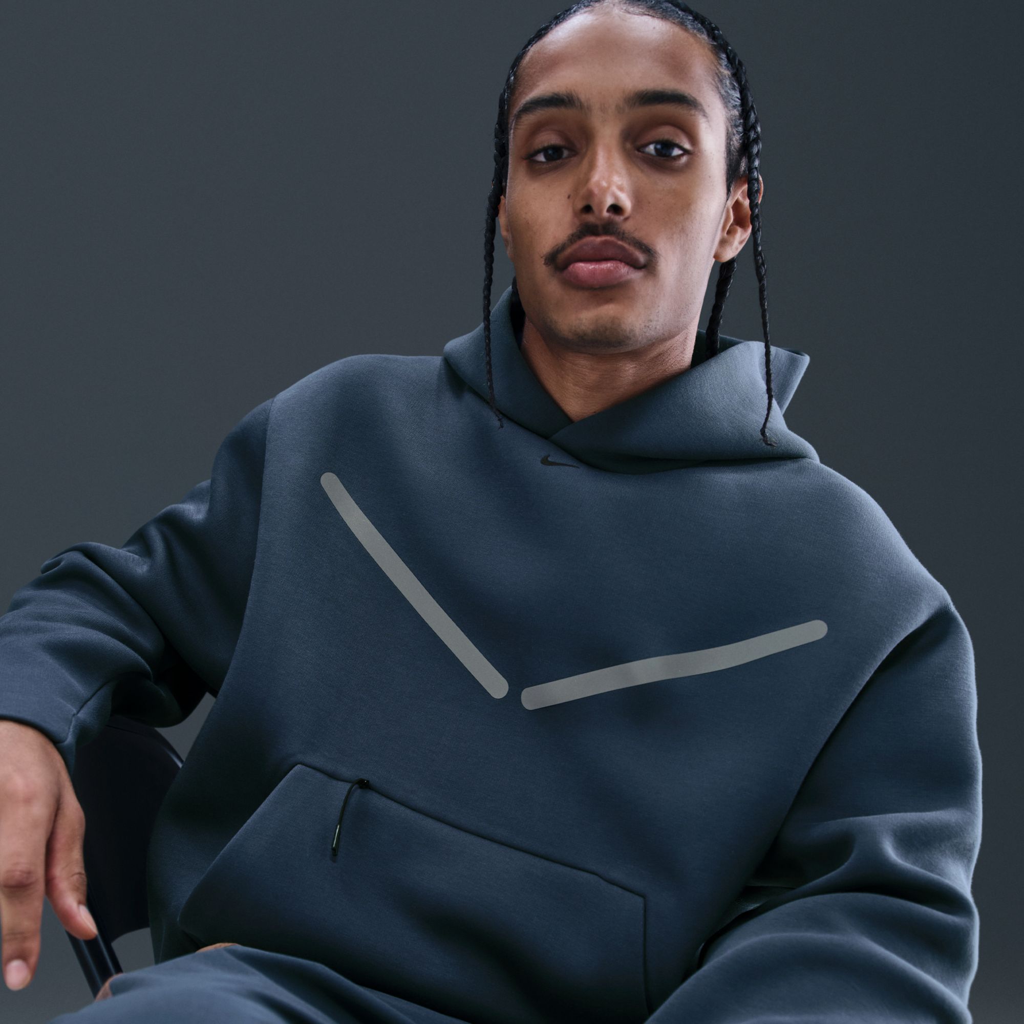 Nike Men's Tech Fleece Oversized Graphic Hoodie product image