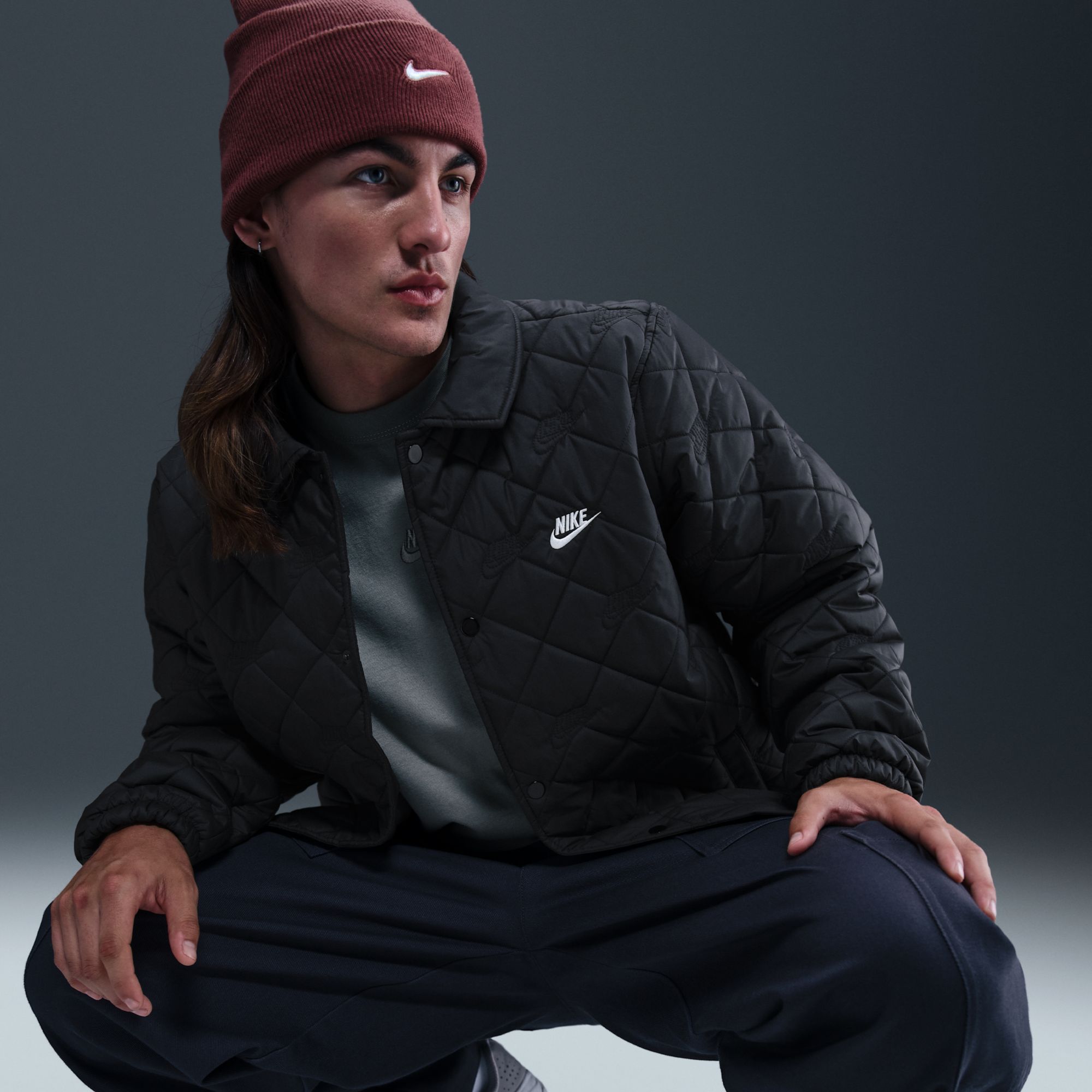 Nike Men's Club Quilted Coaches Jacket product image