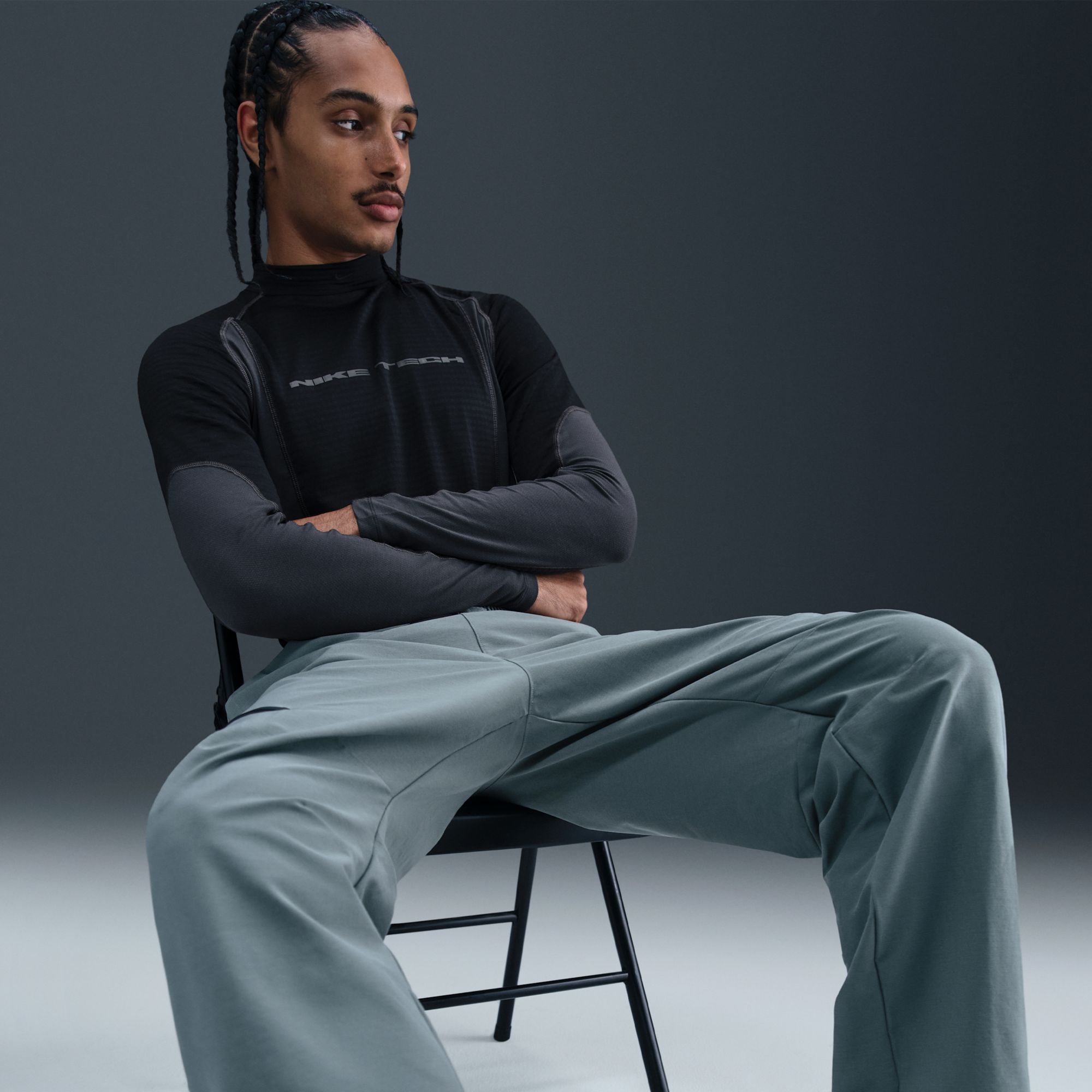 Nike Men's Tech Pro Long Sleeve Baselayer Shirt product image