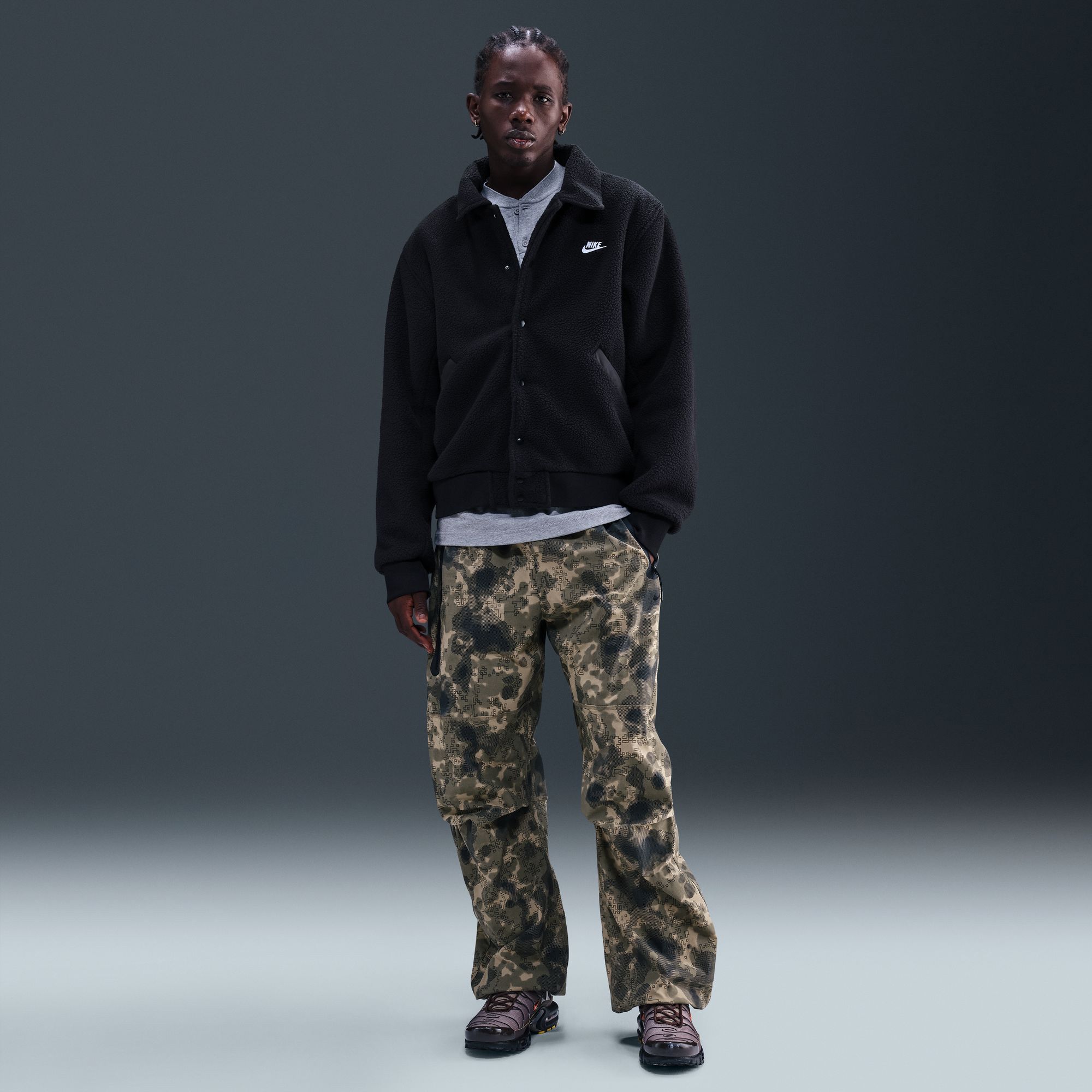 Nike Men's Club Therma-FIT Sherpa Coaches Jacket product image