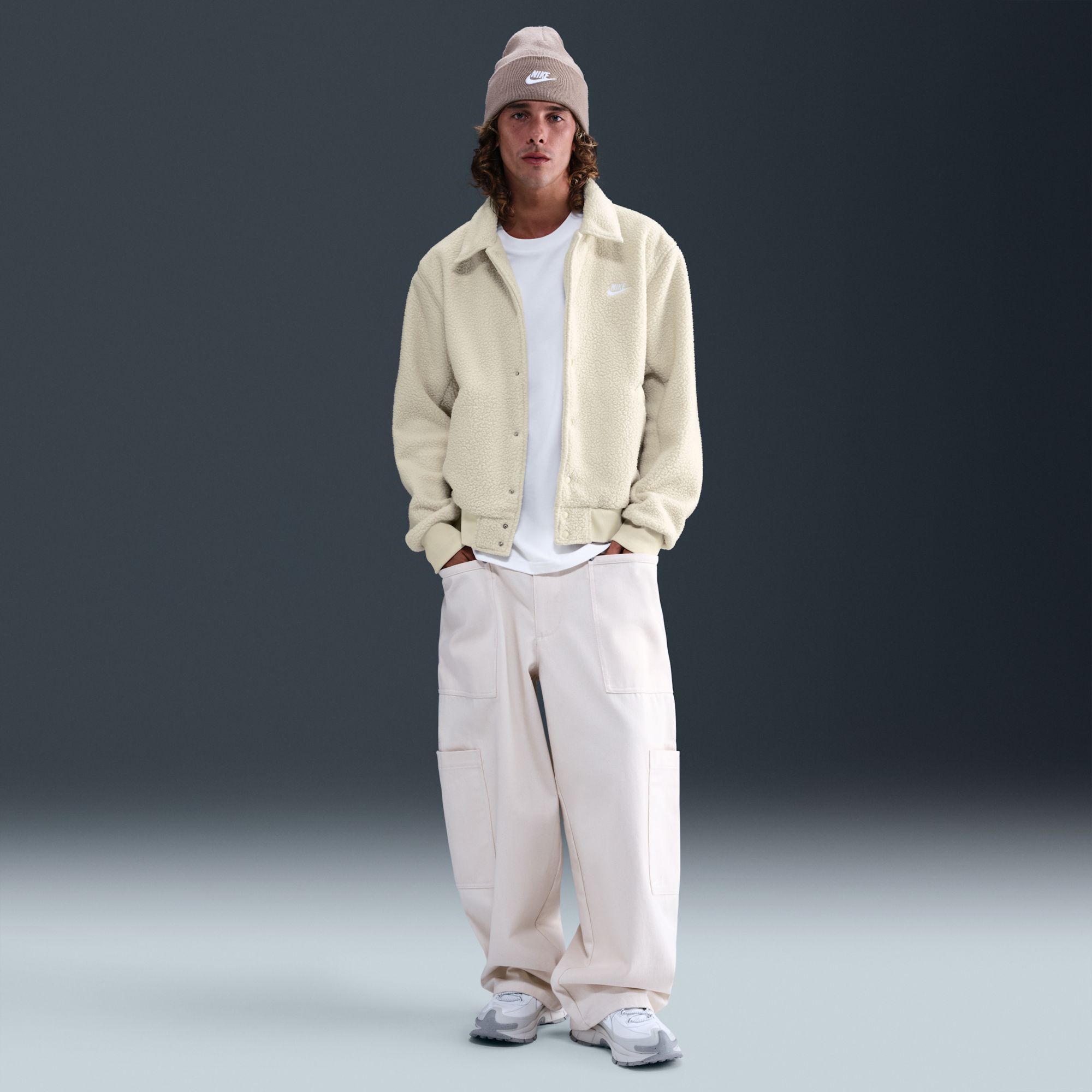 Nike Men's Club Therma-FIT Sherpa Coaches Jacket product image