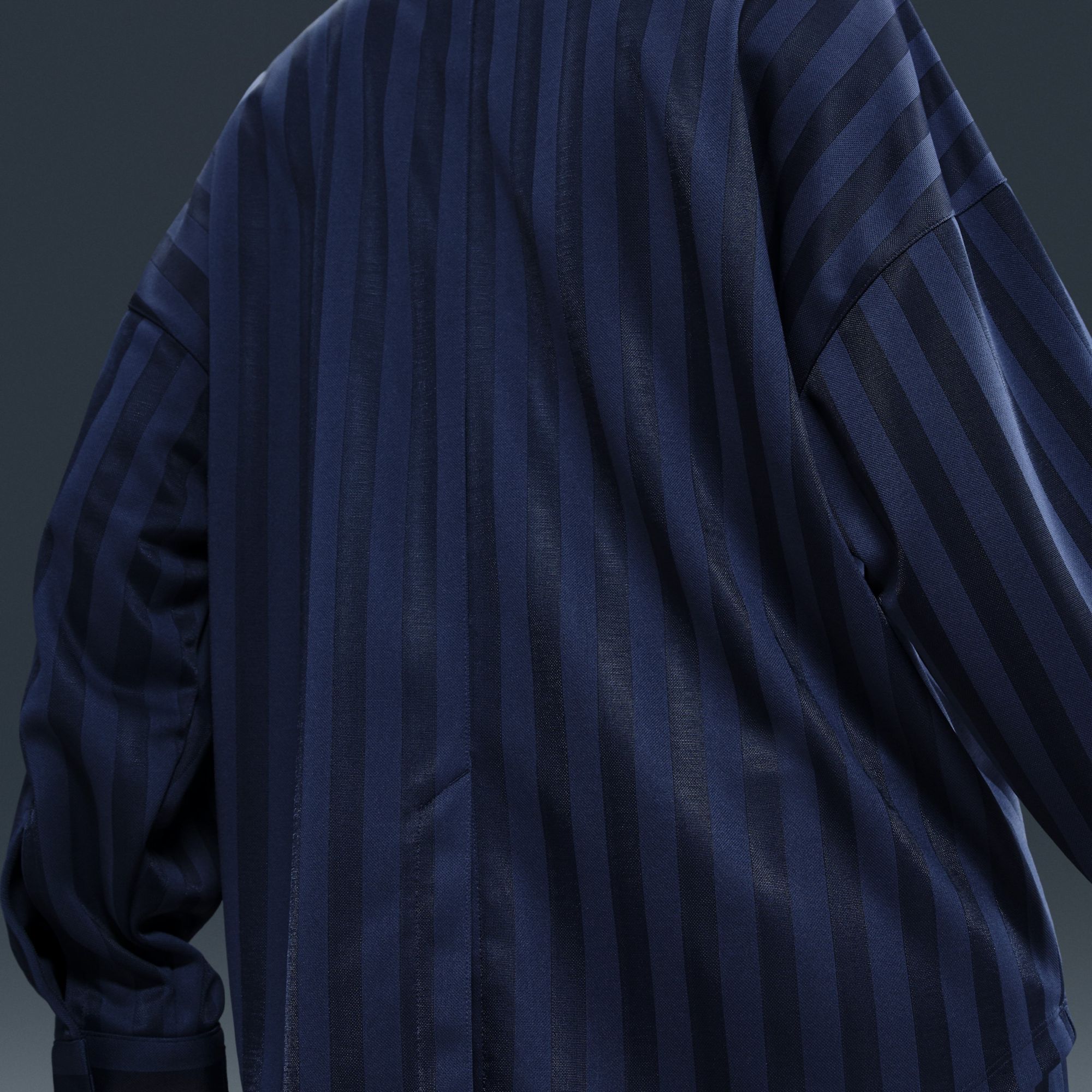 Nike Women's Sportswear Jacquard Striped Button Down Top product image