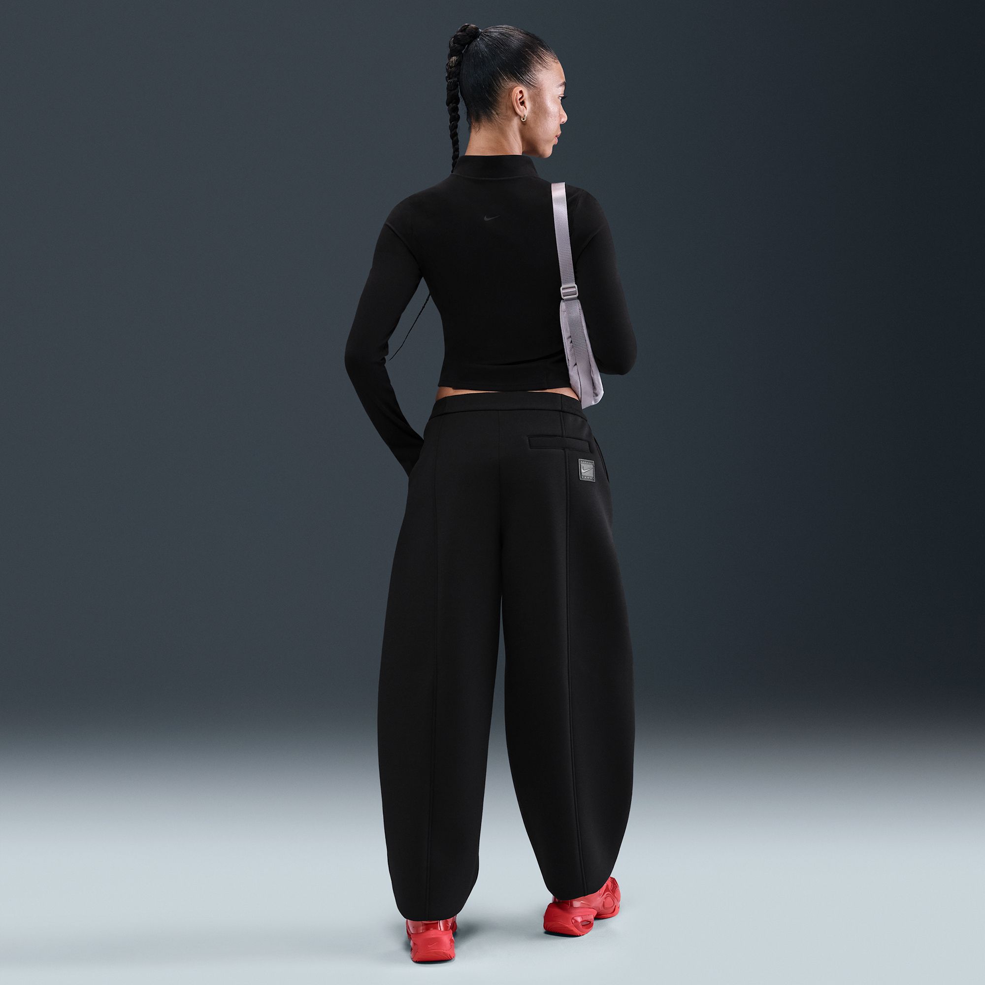 Nike Women's Sportswear Modern Fleece Mid-Rise Loose Pants product image