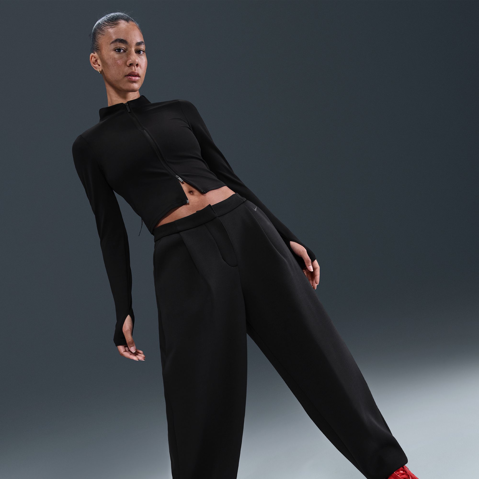 Nike Women's Sportswear Modern Fleece Mid-Rise Loose Pants product image