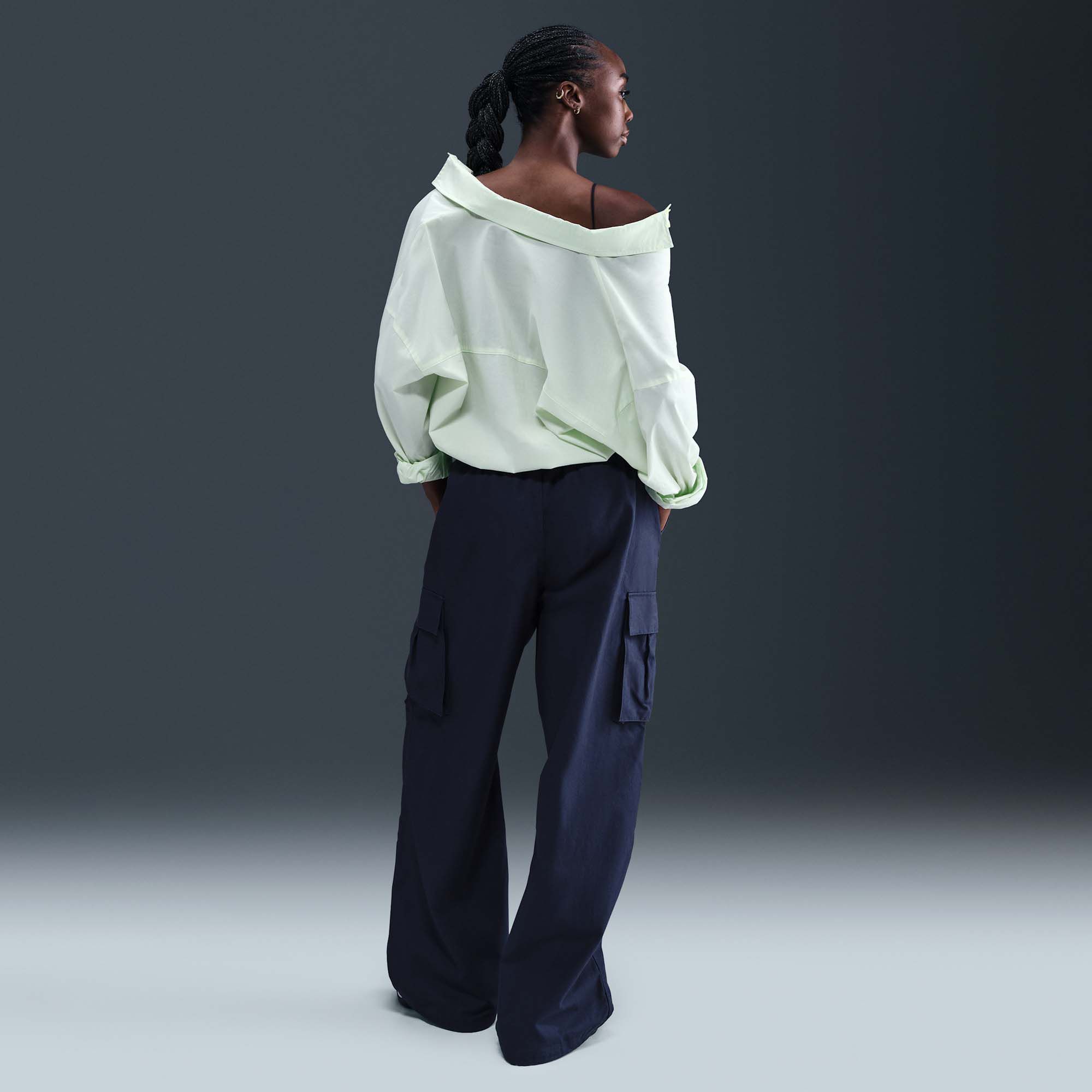 Nike Women's Sportswear Mid-Rise Oversized Woven Cargo Pants product image