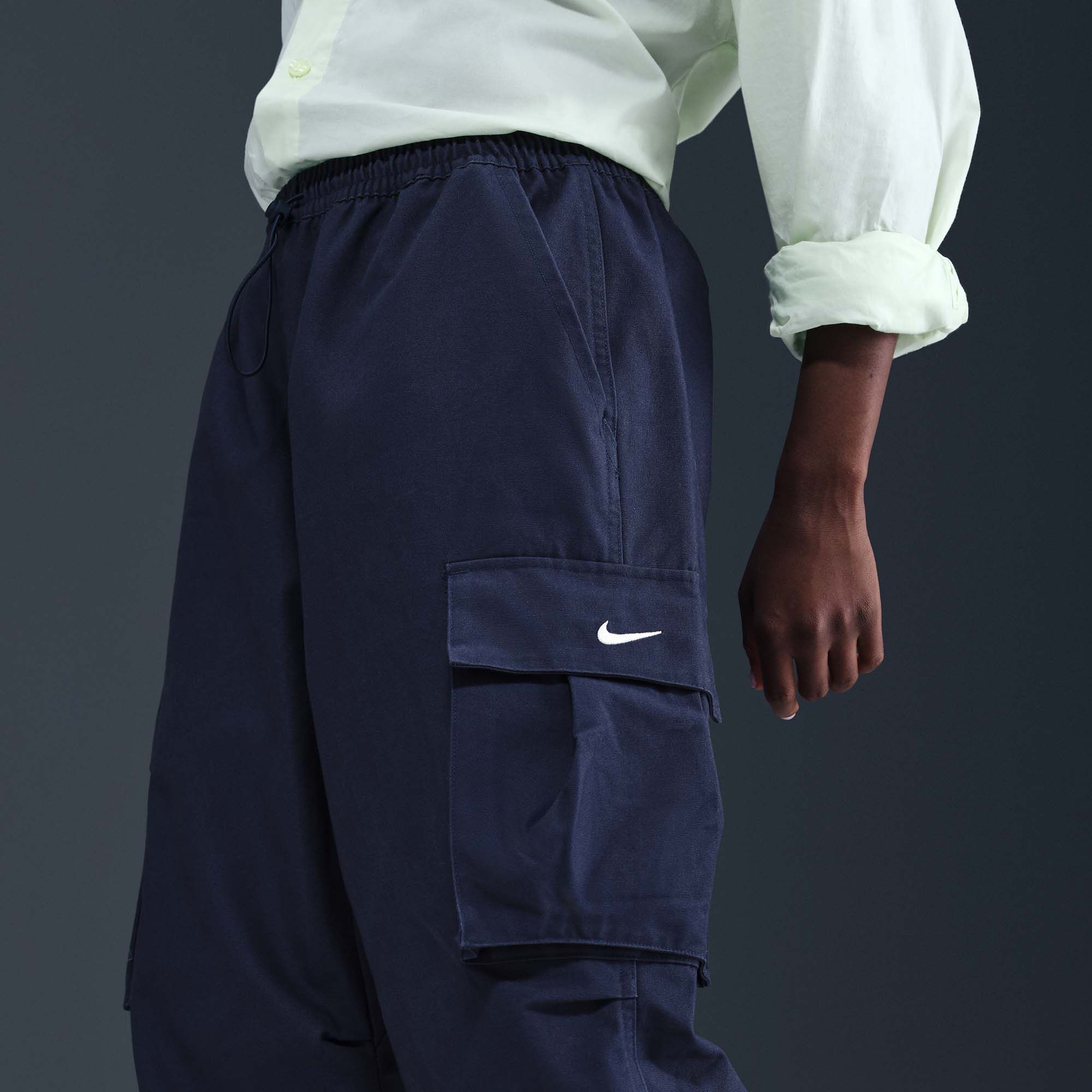 Nike Women's Sportswear Mid-Rise Oversized Woven Cargo Pants product image