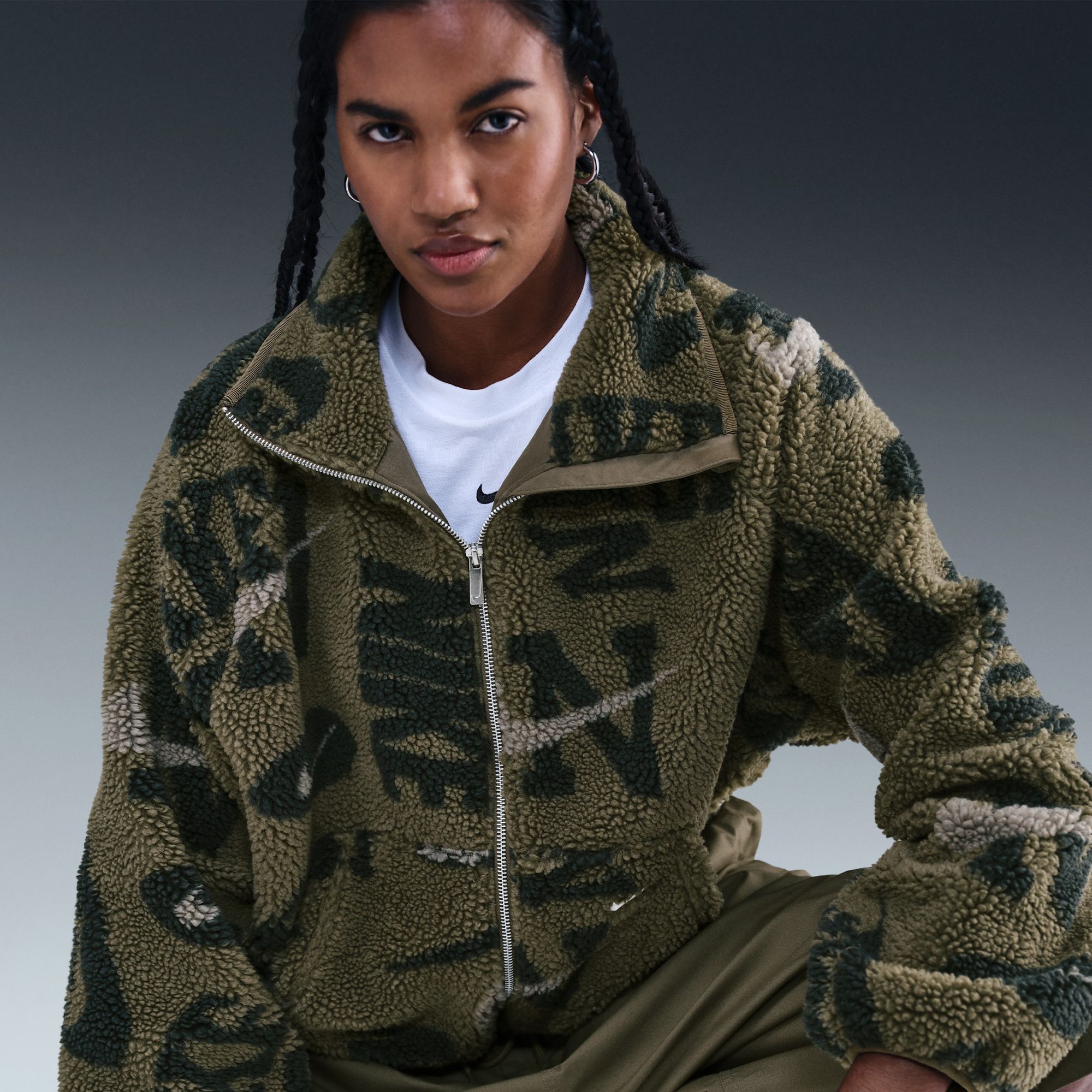 Nike Women's Sportswear High-Pile Fleece Jacket product image