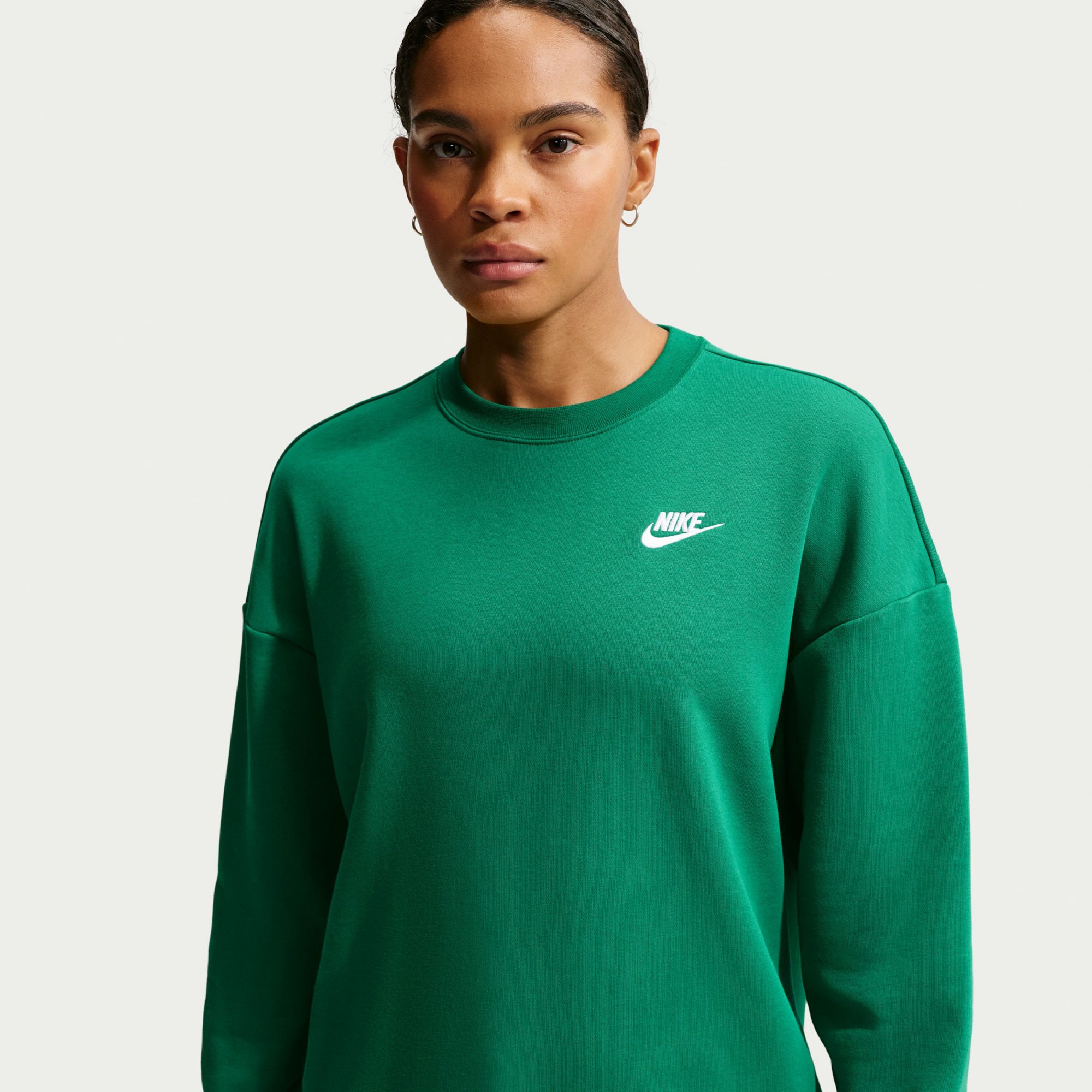 Nike Women's Sportswear Club Fleece Loose Crew-Neck Sweatshirt product image