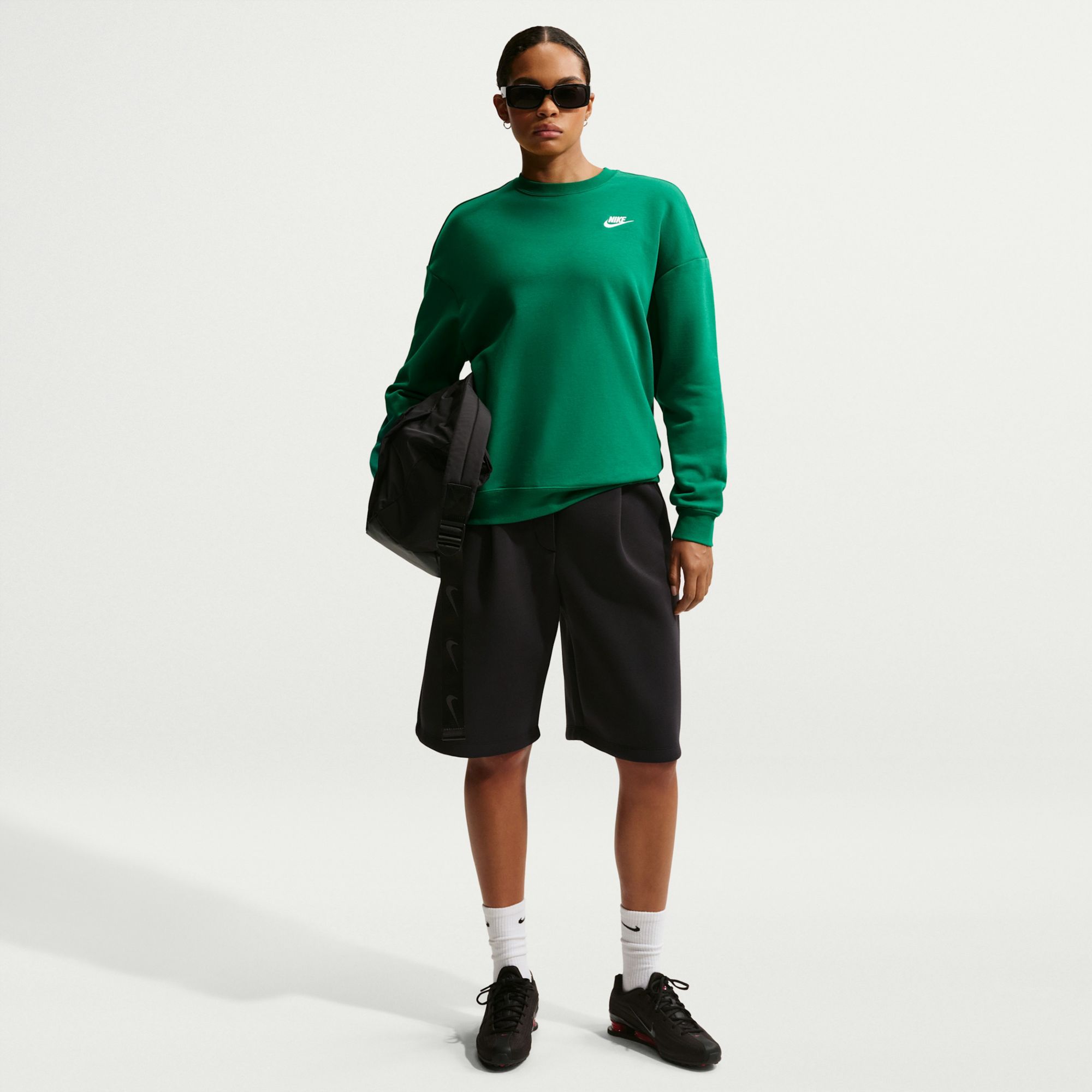 Nike Women's Sportswear Club Fleece Loose Crew-Neck Sweatshirt product image