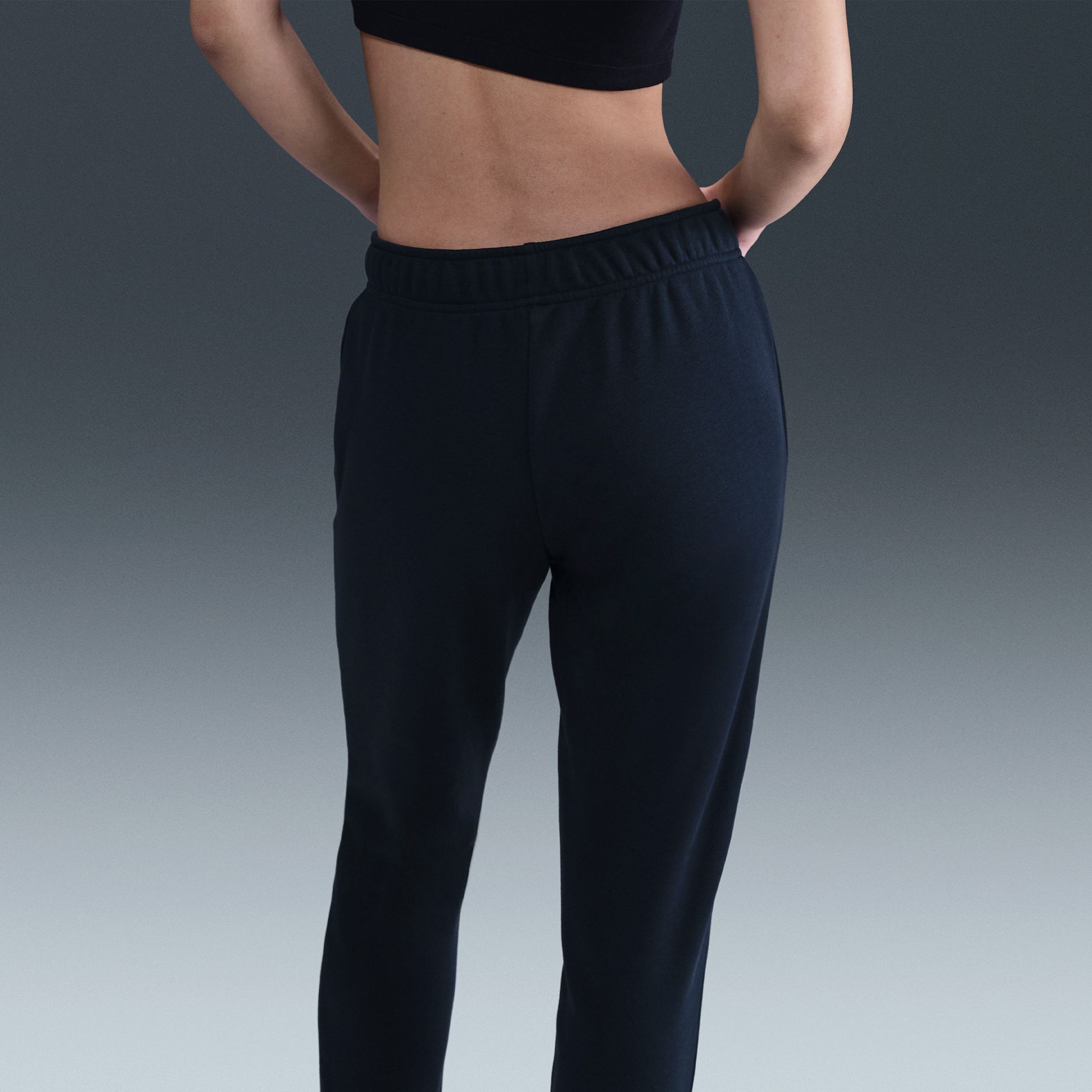 Nike Women's Sportswear Club Fleece Mid-Rise Graphic Pants product image
