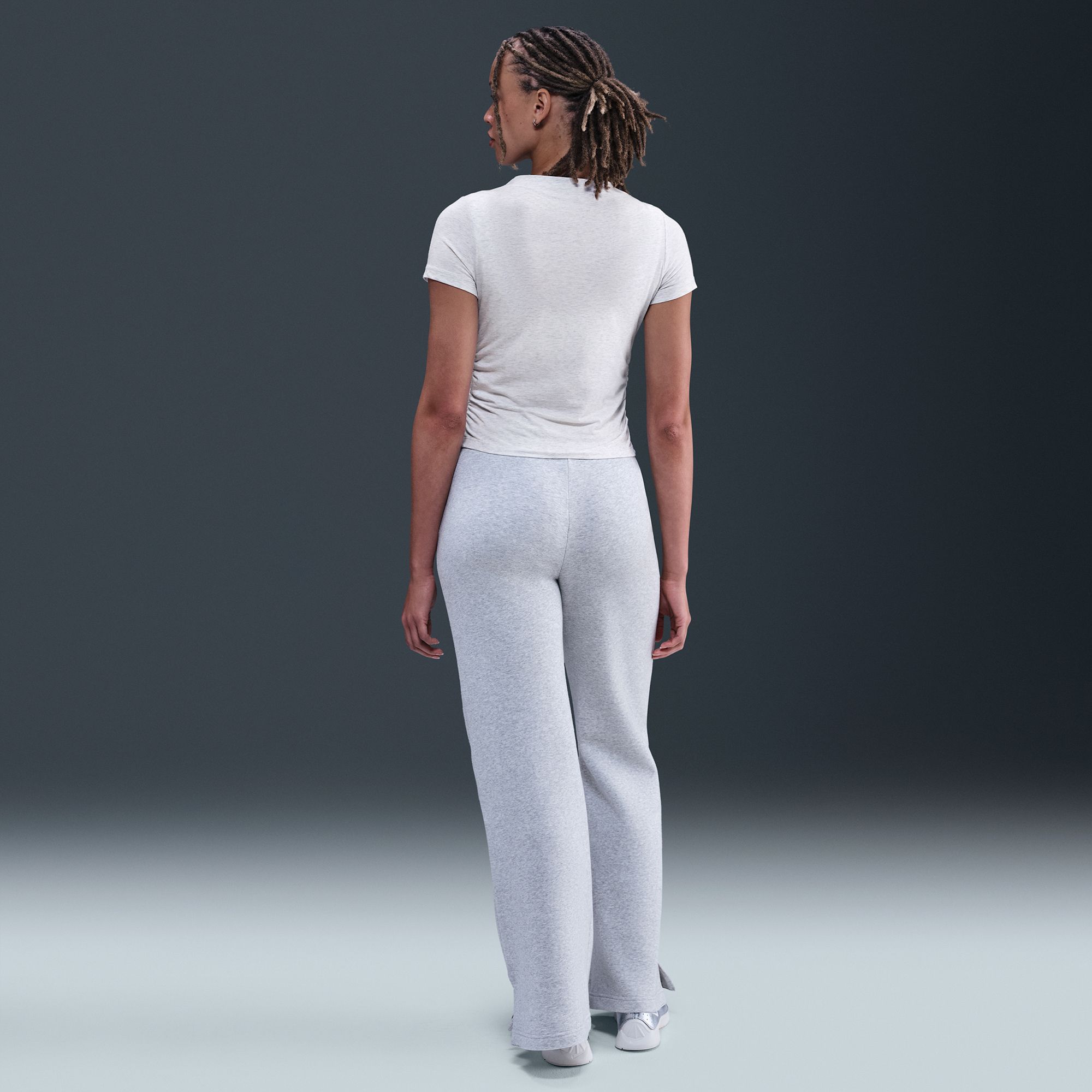 Nike Women's Sportswear Chill Knit Tight Short-Sleeve Mock-Neck Top product image