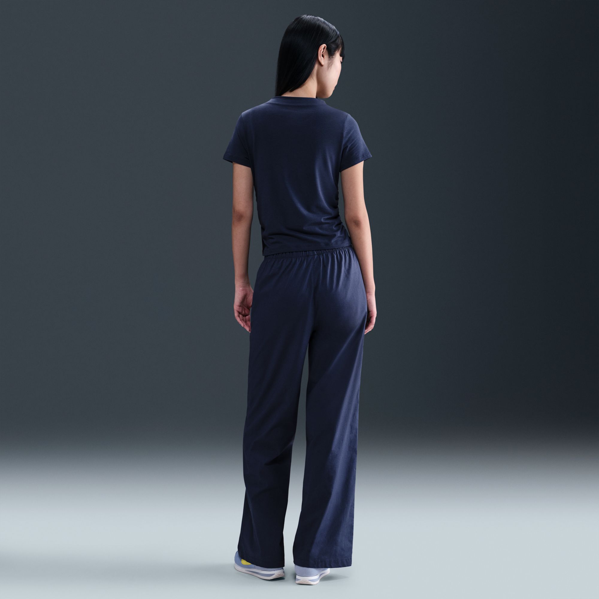 Nike Women's Sportswear Chill Knit Tight Short-Sleeve Mock-Neck Top product image