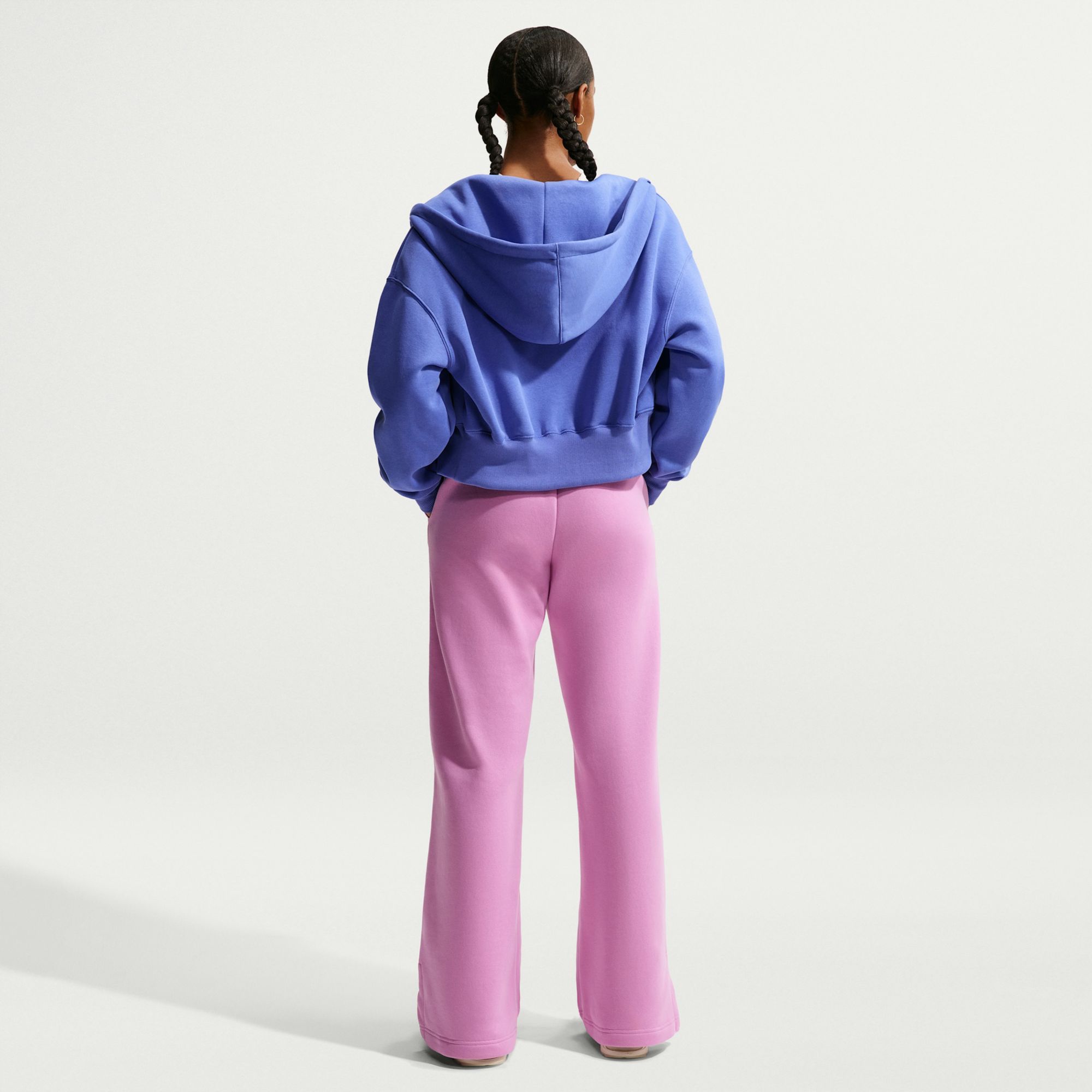 Nike Women's Sportswear Phoenix Fleece Loose Full-Zip Cropped Hoodie product image