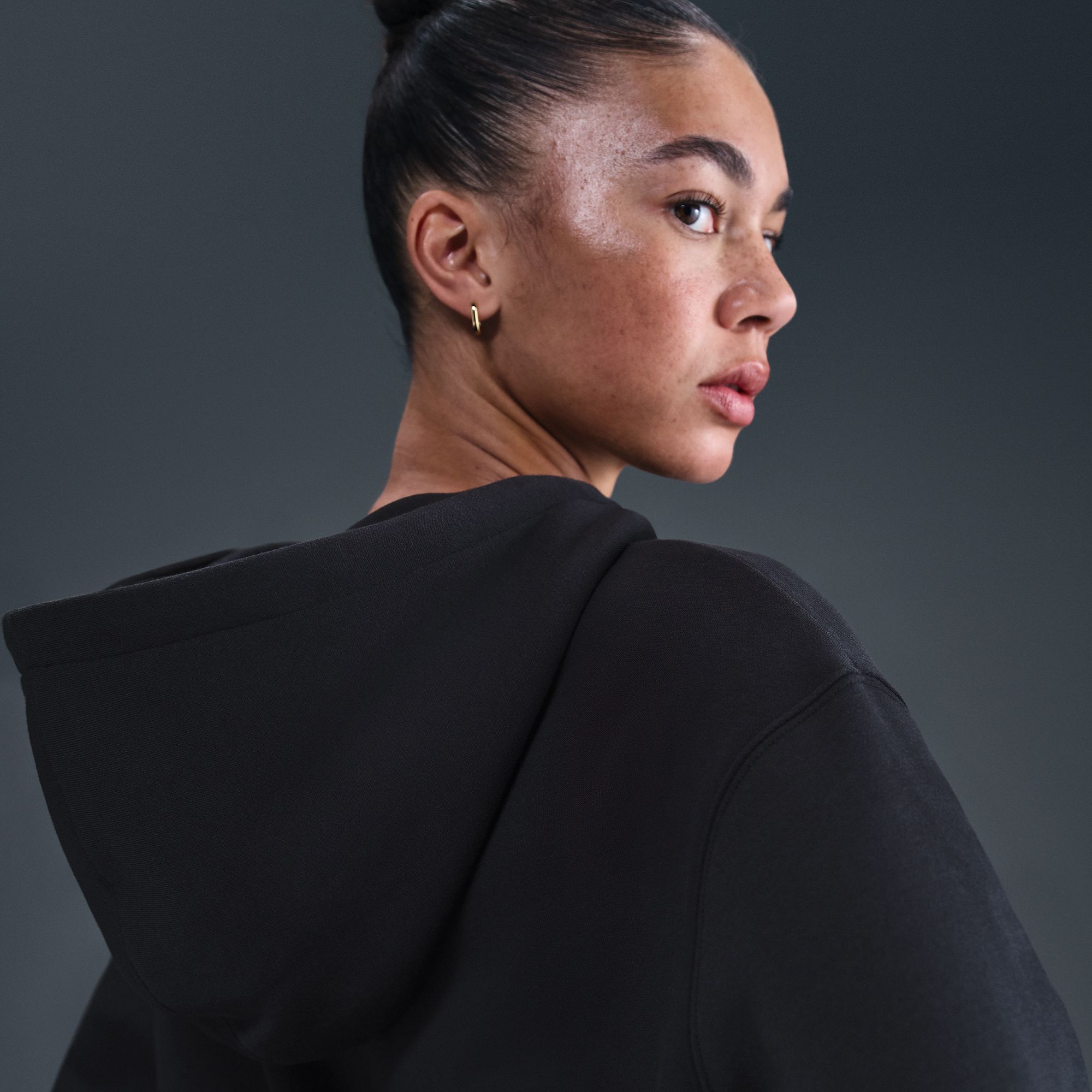 Nike Women's Sportswear Phoenix Fleece Loose Full-Zip Cropped Hoodie product image