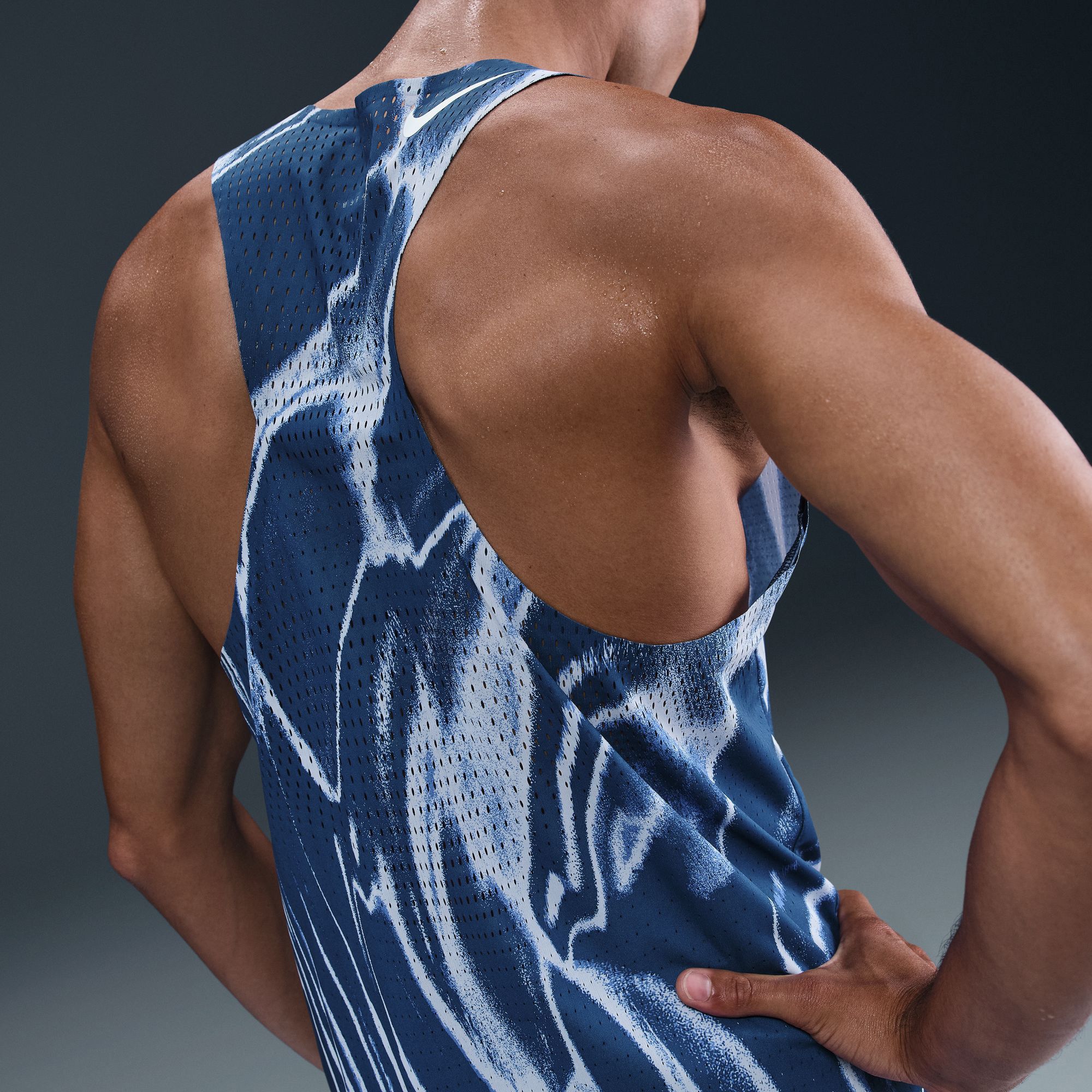 Nike Men's Dri-FIT ADV AeroSwift Allover Print Singlet product image
