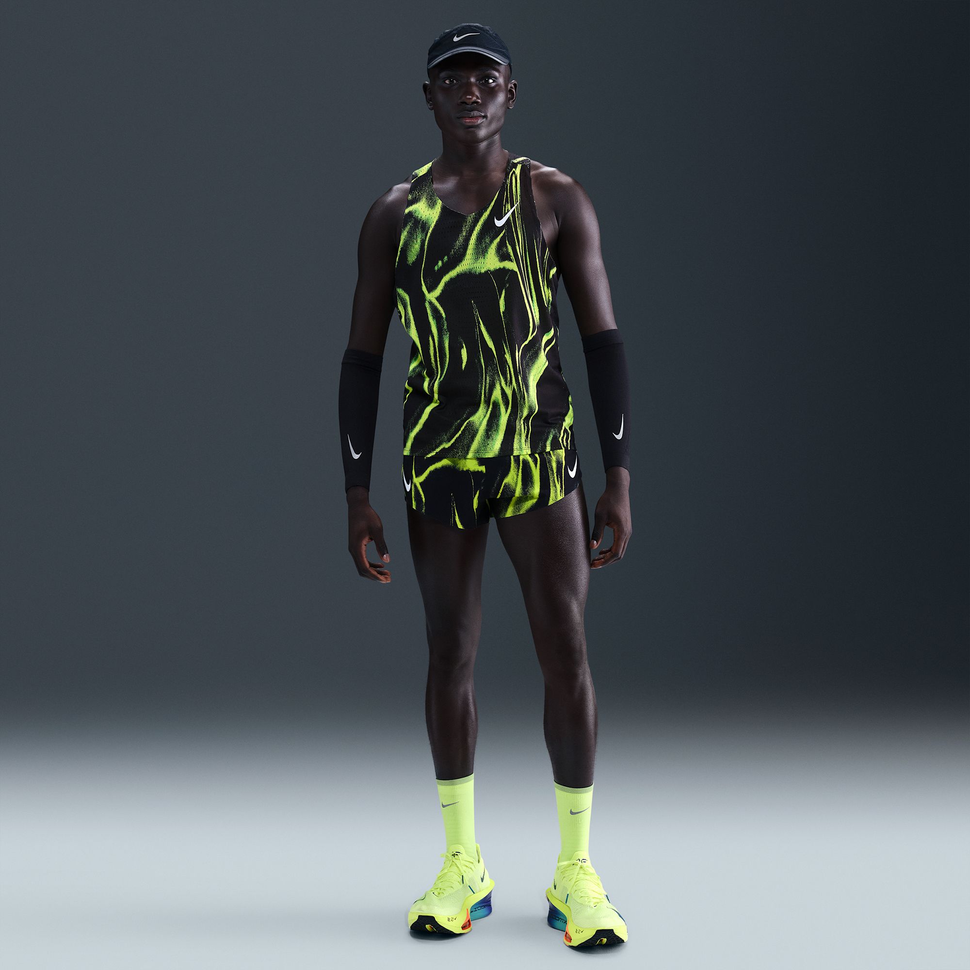 Nike Men's Dri-FIT ADV AeroSwift Allover Print Singlet product image