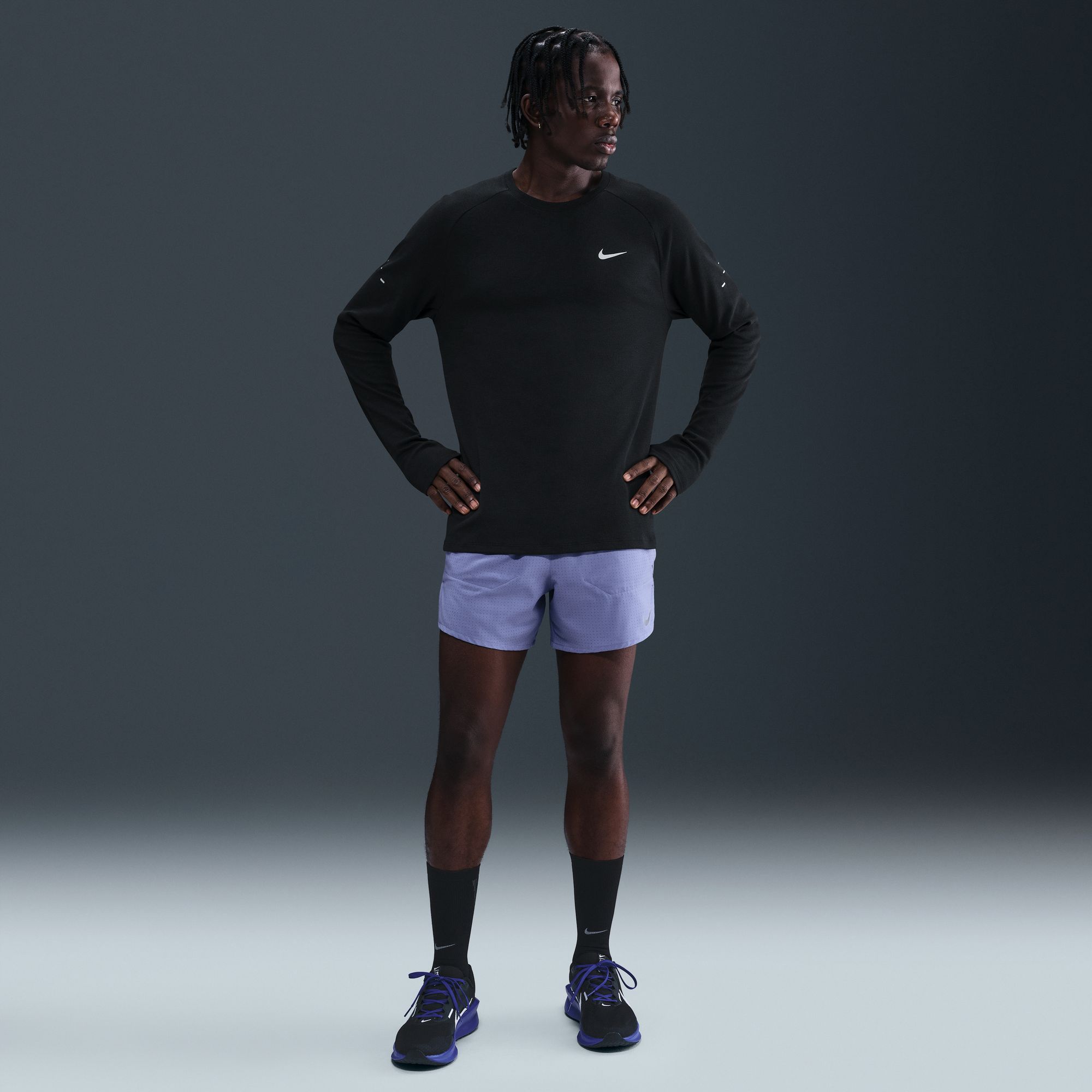 Nike Men's Dri-FIT Stride Waffle Crewneck Shirt product image