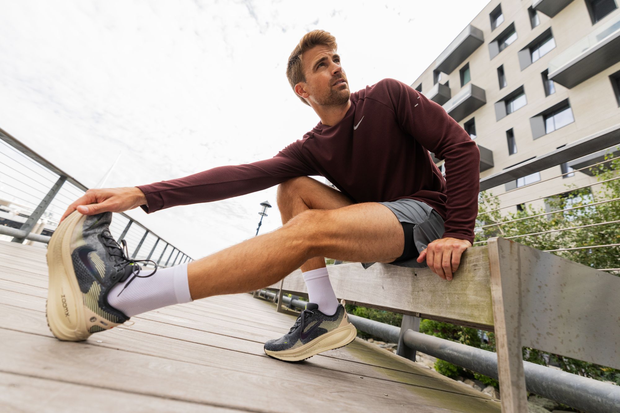 Nike Men's Dri-FIT Stride Waffle Crewneck Shirt product image