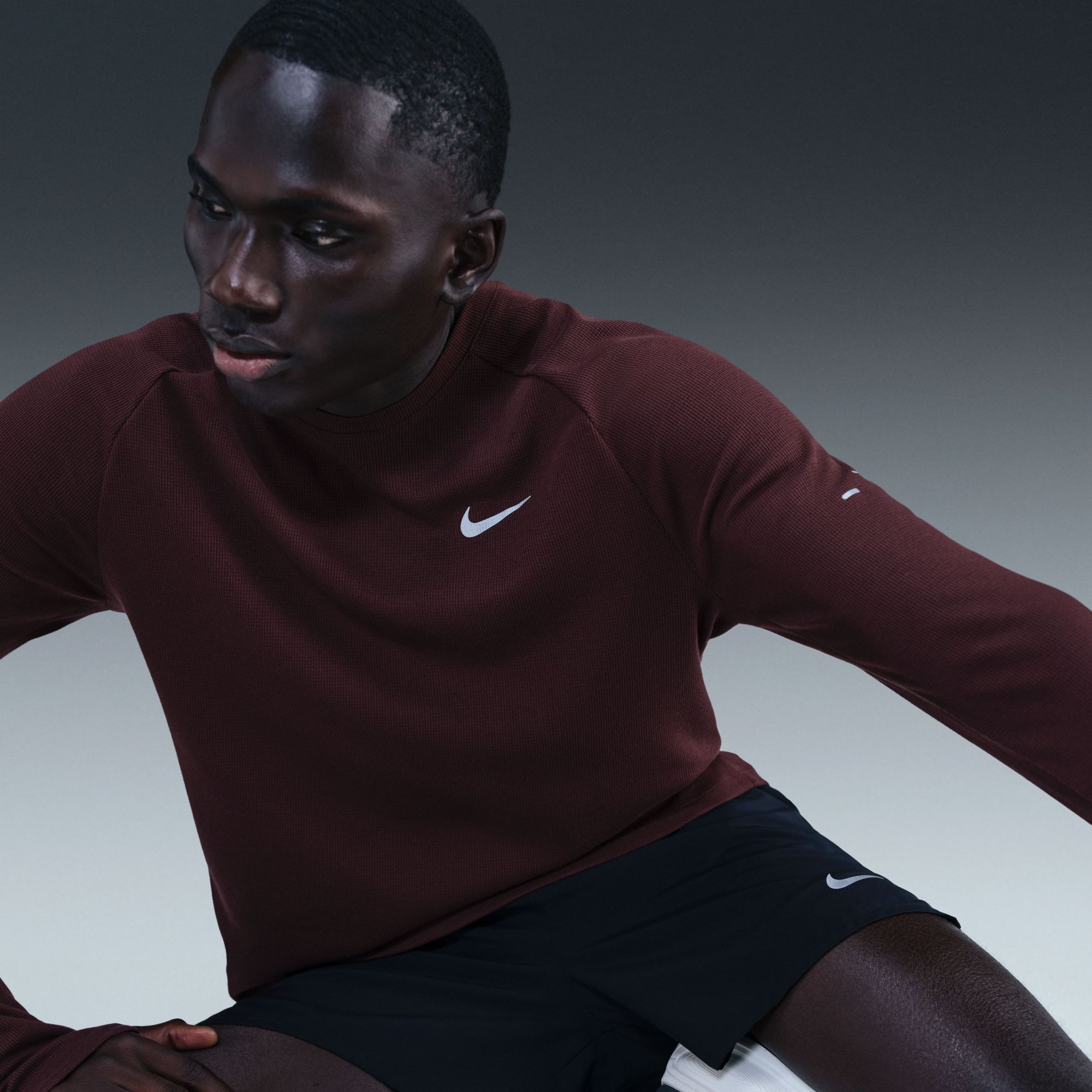 Nike Men's Dri-FIT Stride Waffle Crewneck Shirt product image