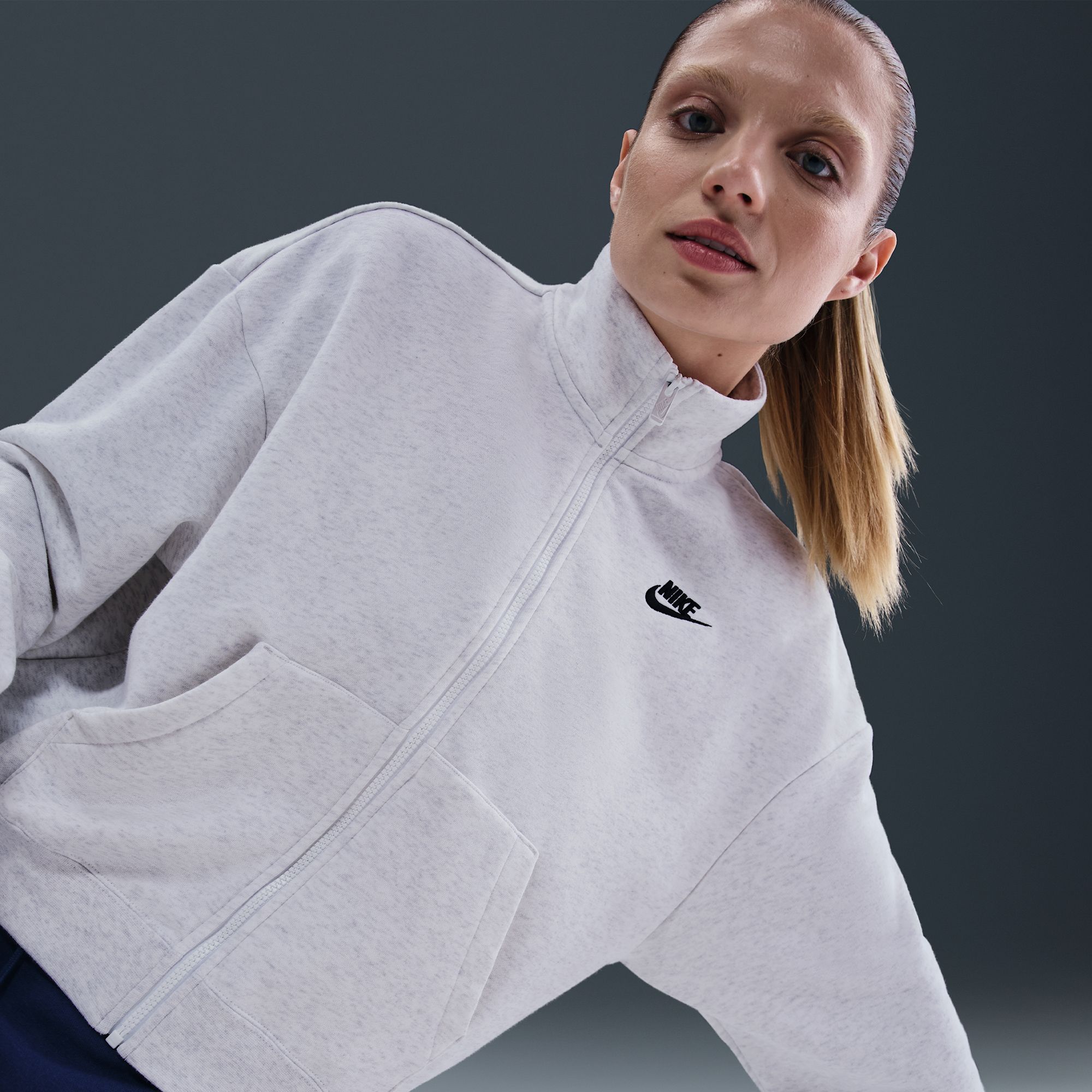 Nike Women's Sportswear Club Fleece Loose Track Jacket product image