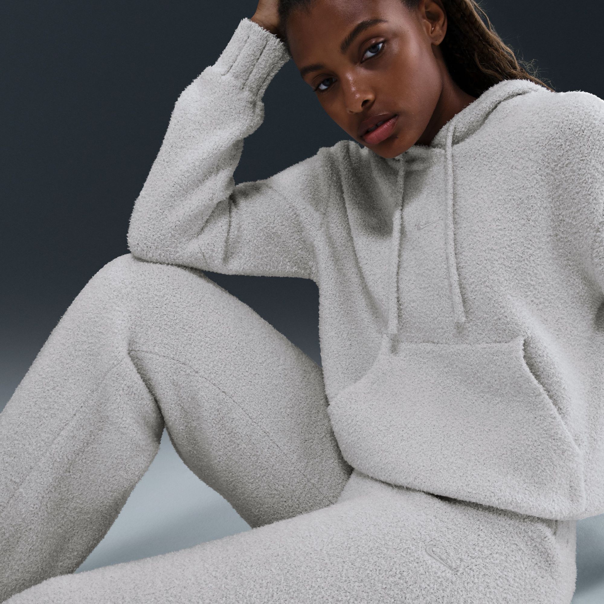 Nike Women's Sportswear Phoenix Cozy Bouclé Slim Knit Pants product image