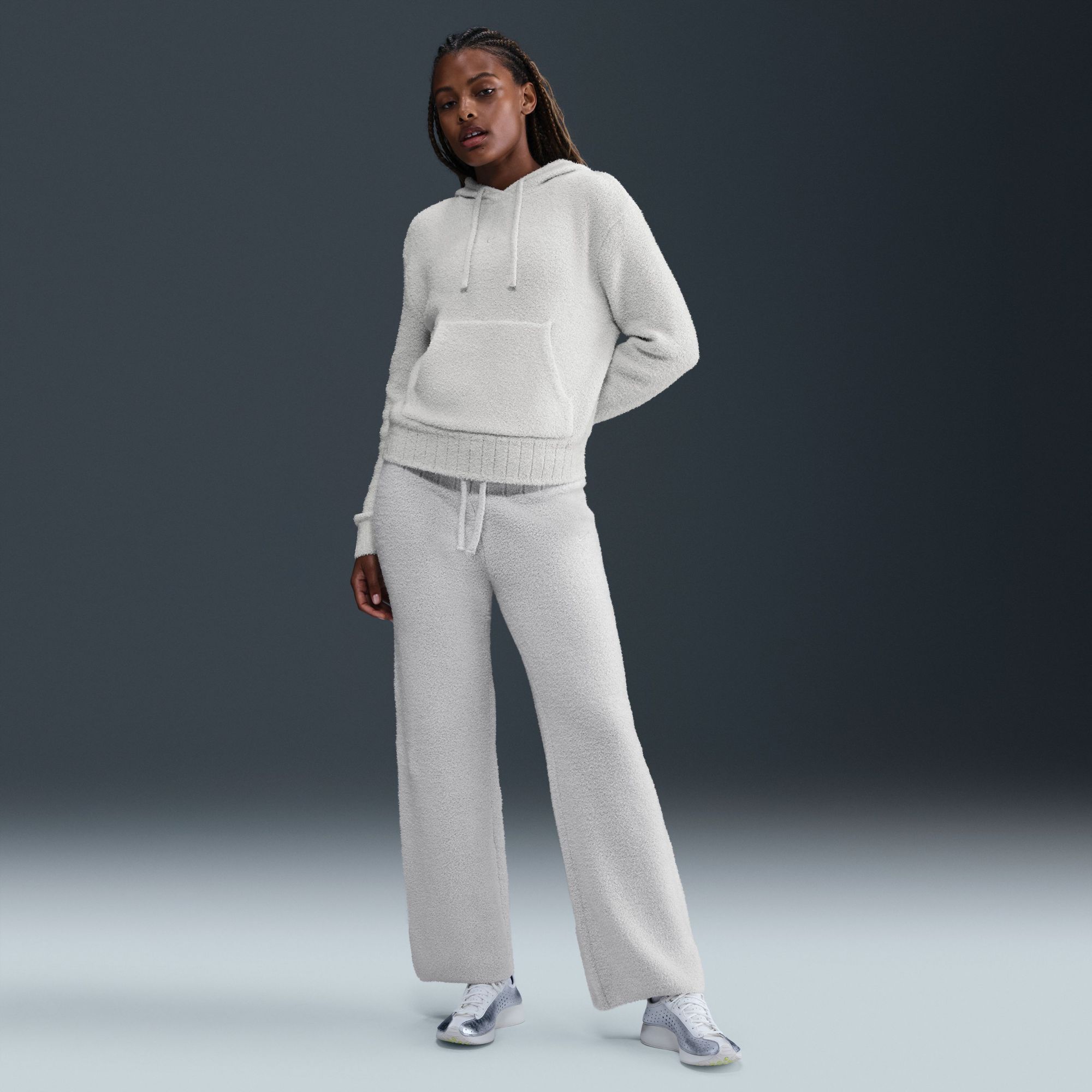 Nike Women's Sportswear Phoenix Cozy Bouclé Slim Knit Pants product image