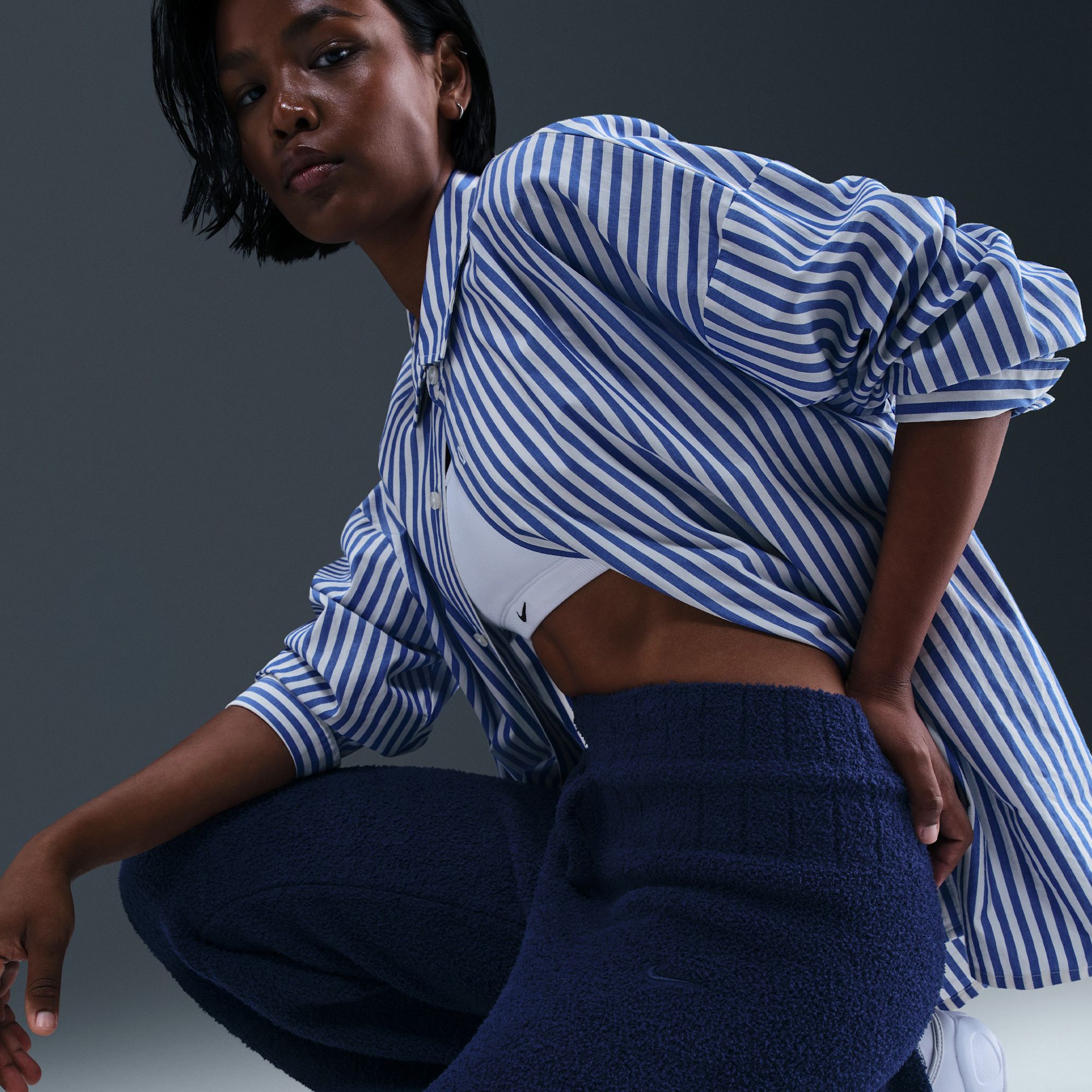 Nike Women's Sportswear Phoenix Cozy Bouclé Slim Knit Pants product image