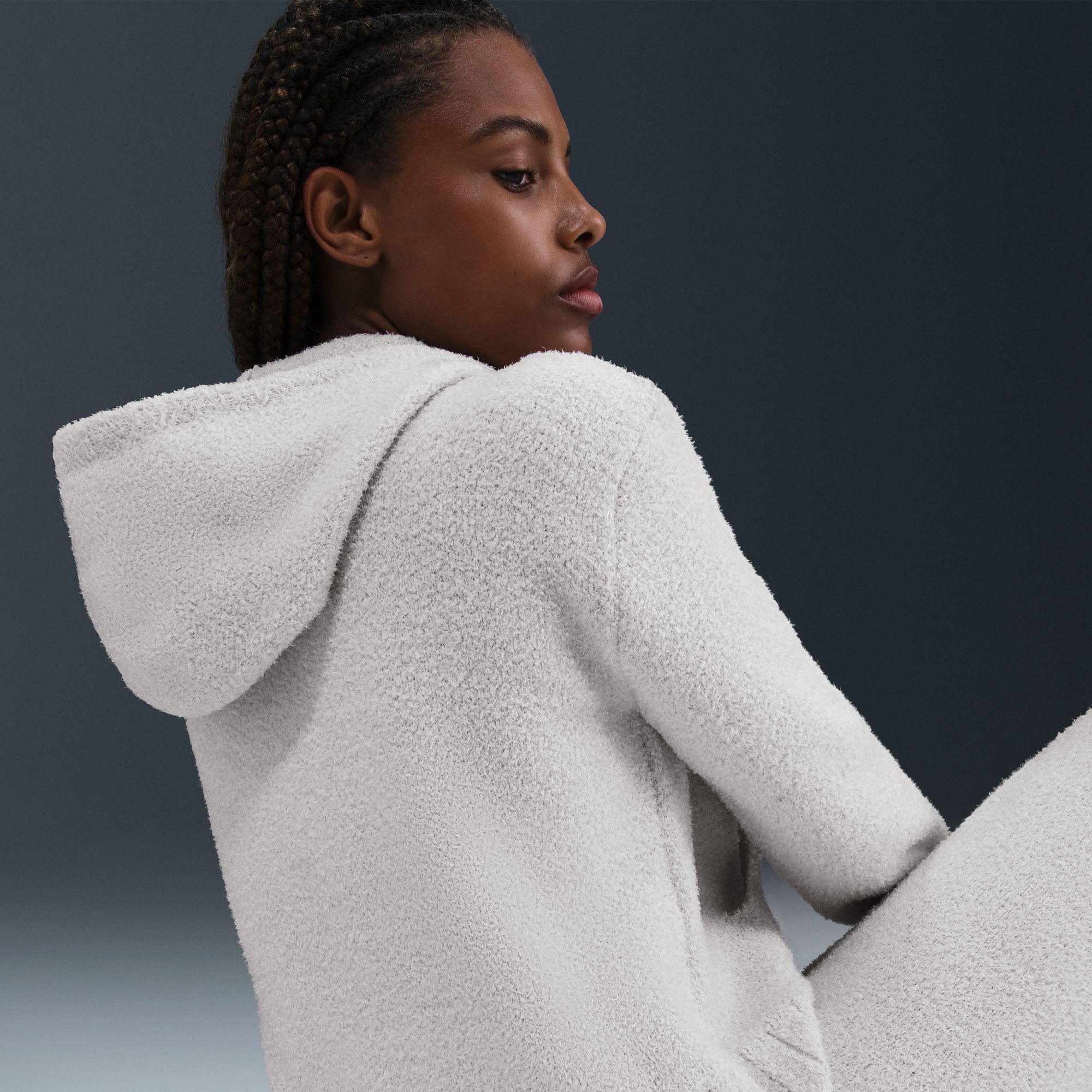 Nike Women's Sportswear Phoenix Cozy Bouclé Loose Knit Hoodie product image