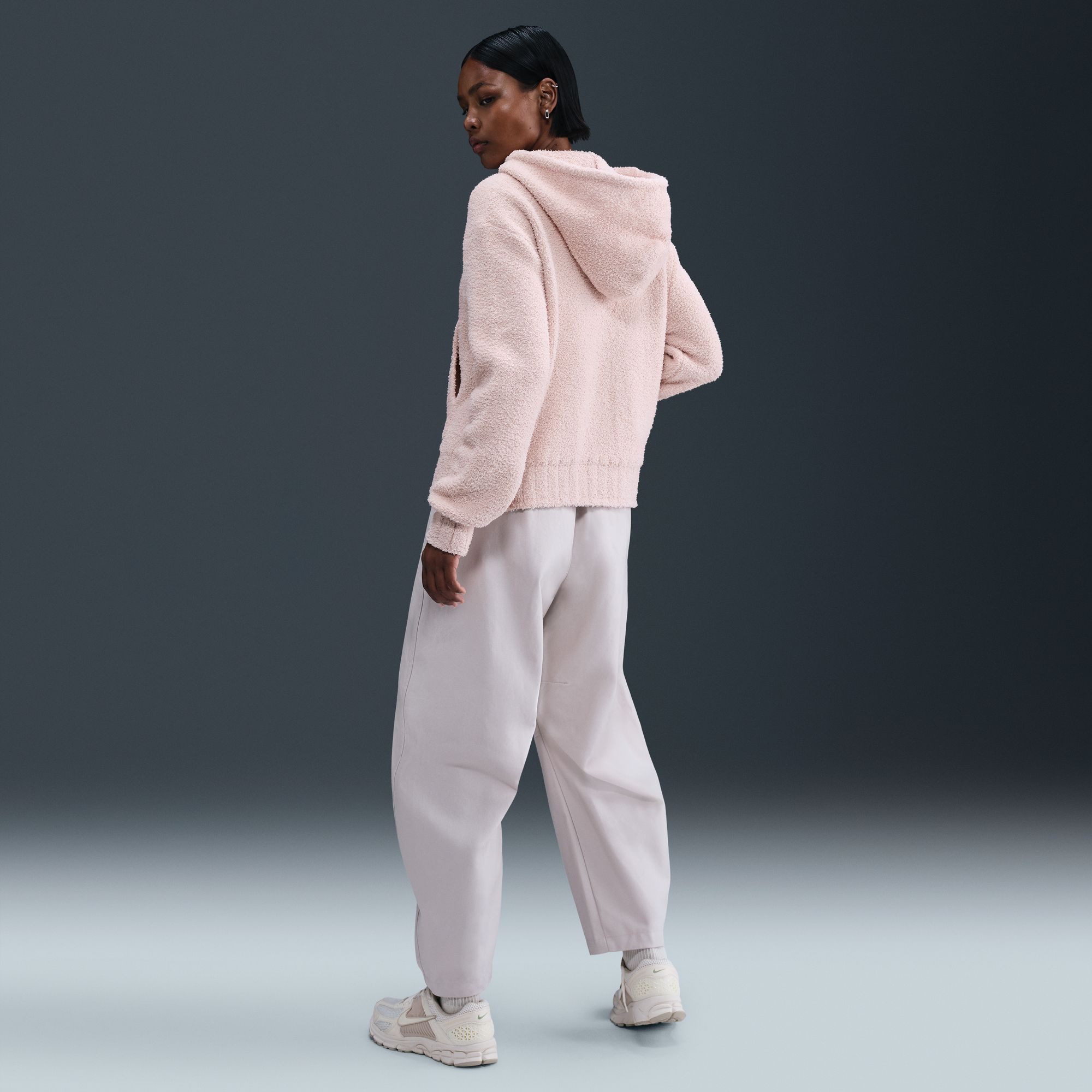 Nike Women's Sportswear Phoenix Cozy Bouclé Loose Knit Hoodie product image