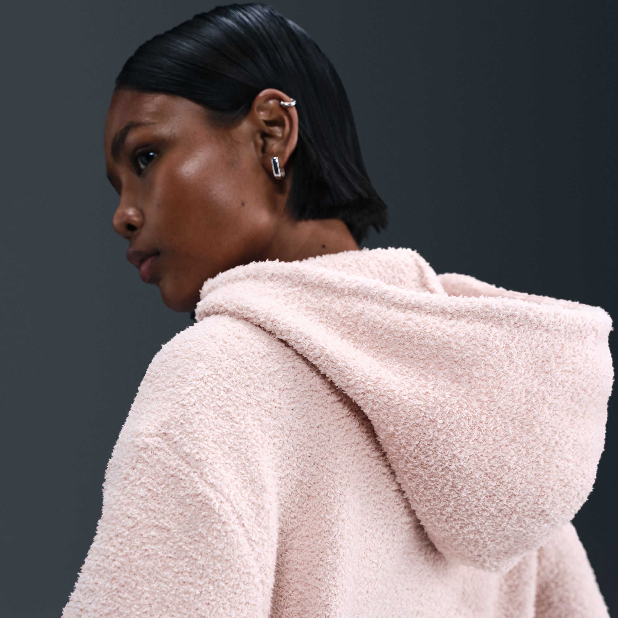 Nike Women's Sportswear Phoenix Cozy Bouclé Loose Knit Hoodie product image