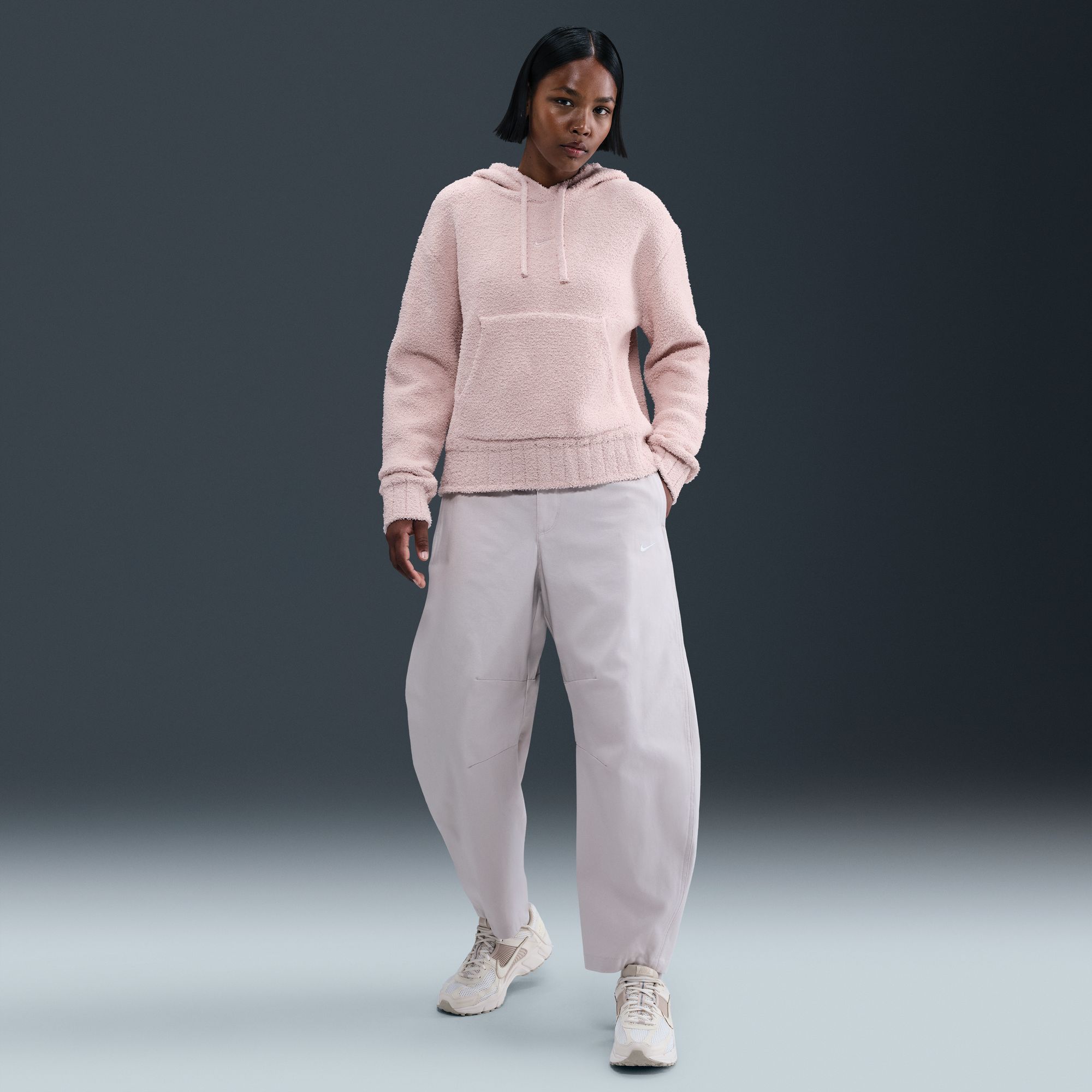 Nike Women's Sportswear Phoenix Cozy Bouclé Loose Knit Hoodie product image