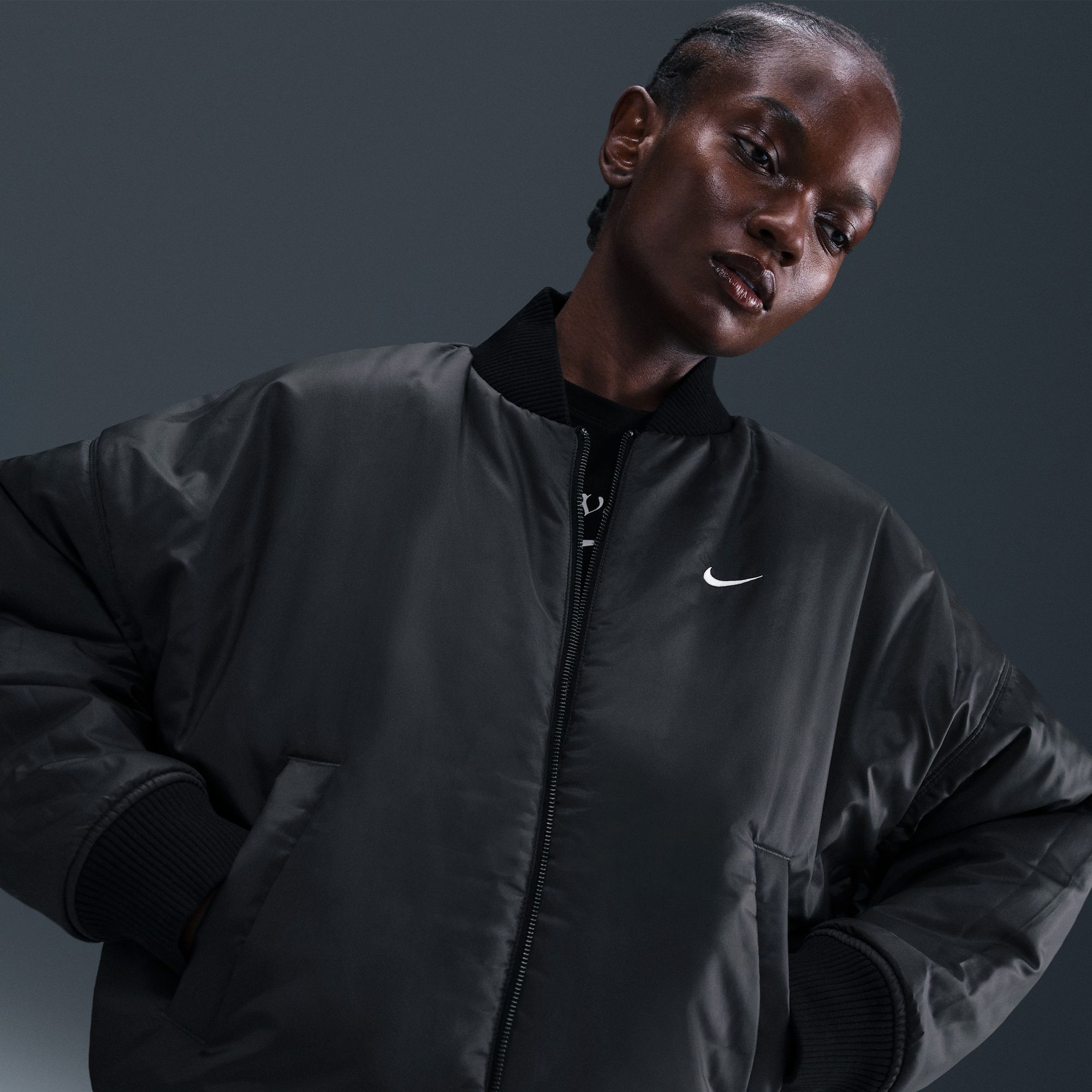 Nike Women's Sportswear Therma-FIT Reversible Bomber Jacket product image