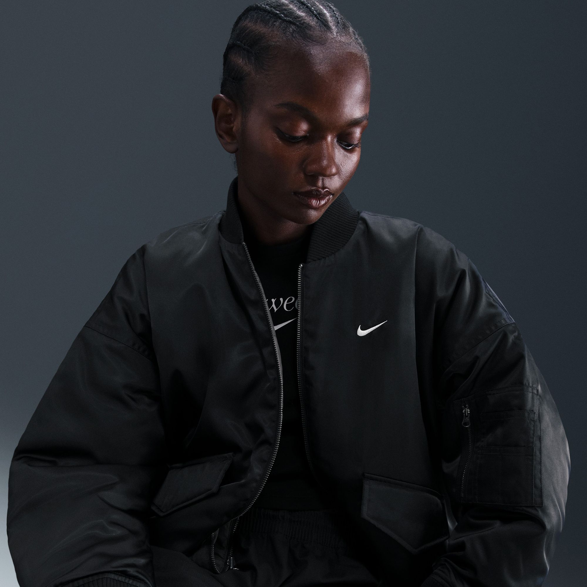 Nike Women's Sportswear Therma-FIT Reversible Bomber Jacket product image